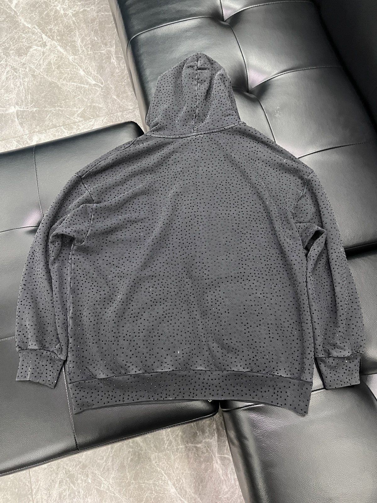 Balenciaga Balenciaga SS23 Runway “Mud” Crystal Zip Hoodie Size US M / EU 48-50 / 2 - 2 Thumbnail