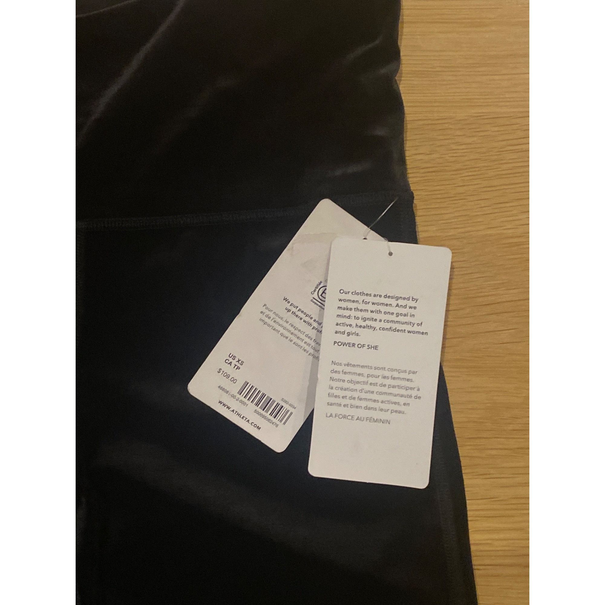 Athleta NWT Athleta XS Elation Velvet Flare Pant Black Pants High-Ri Size 26" / US 2 / IT 38 - 8 Thumbnail