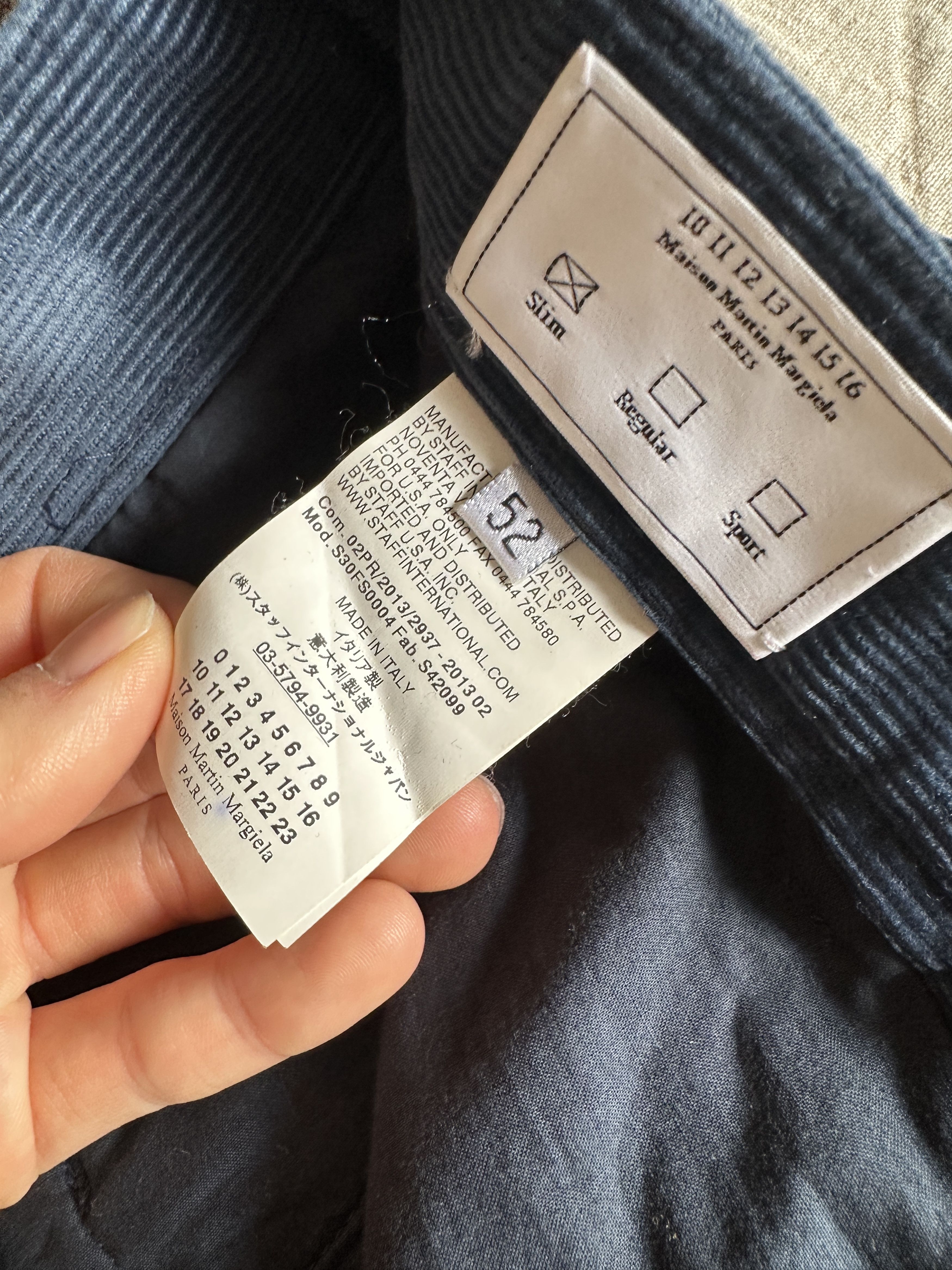 Maison Margiela Maison Margiela Corduroy Trousers Size US 32 / EU 48 - 3 Thumbnail