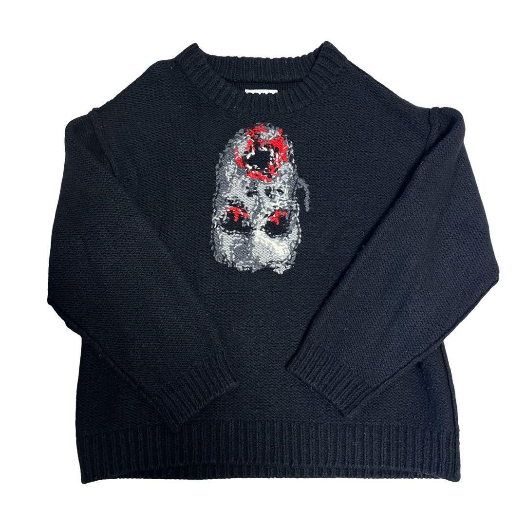 image of Doublet Aw19 Face Knit Sweater, Men's (Size Medium)