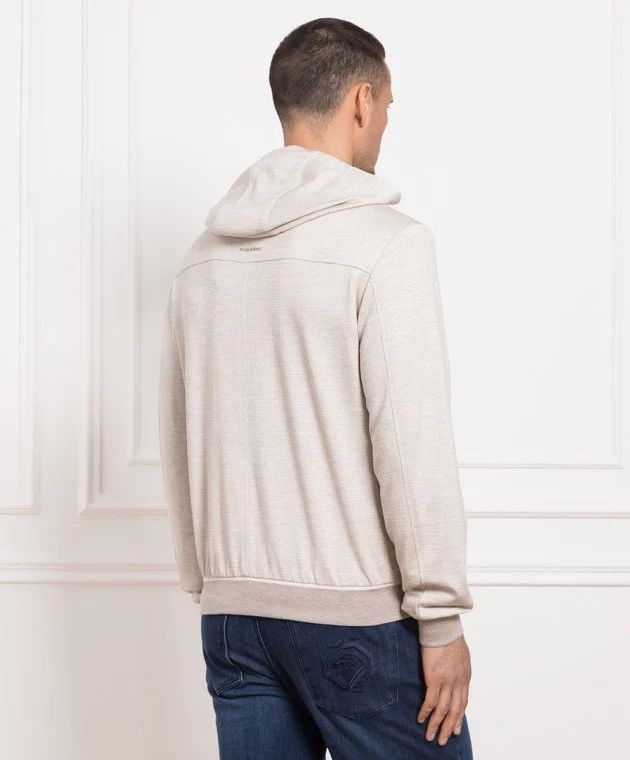 Stefano Ricci RRP~$5990 Stefano Ricci Cashmere Silk Linen Bomber Jacket Size US M / EU 48-50 / 2 - 4 Thumbnail