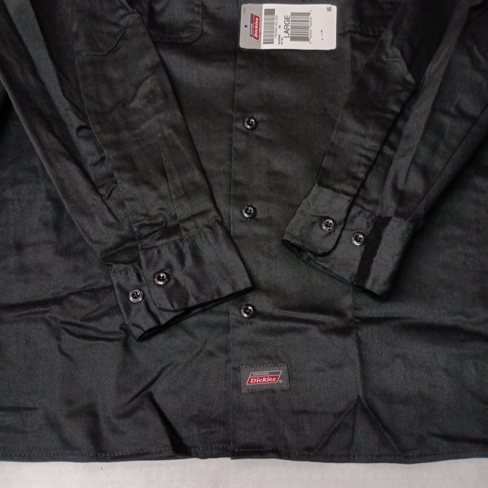Dickies Dickies Essential Work Shirt Men's Size L Black Temp Control Size US L / EU 52-54 / 3 - 2 Thumbnail