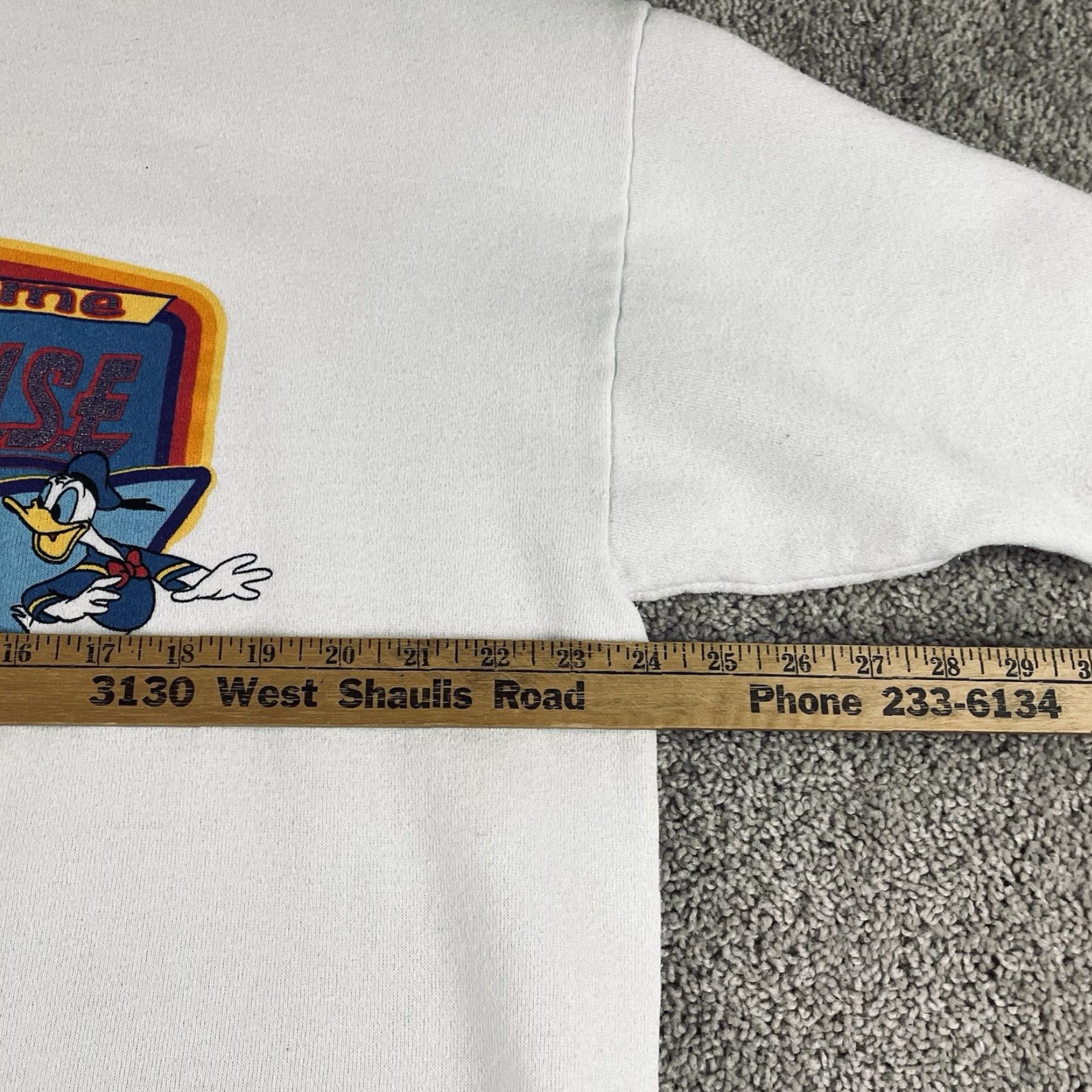 Vintage VINTAGE Disney Sweatshirt Mickey Unlimited Jerry Leigh Crewneck USA L/XL White Graphic Print Unisex Adults Ski Pullover Size US L / EU 52-54 / 3 - 6 Thumbnail