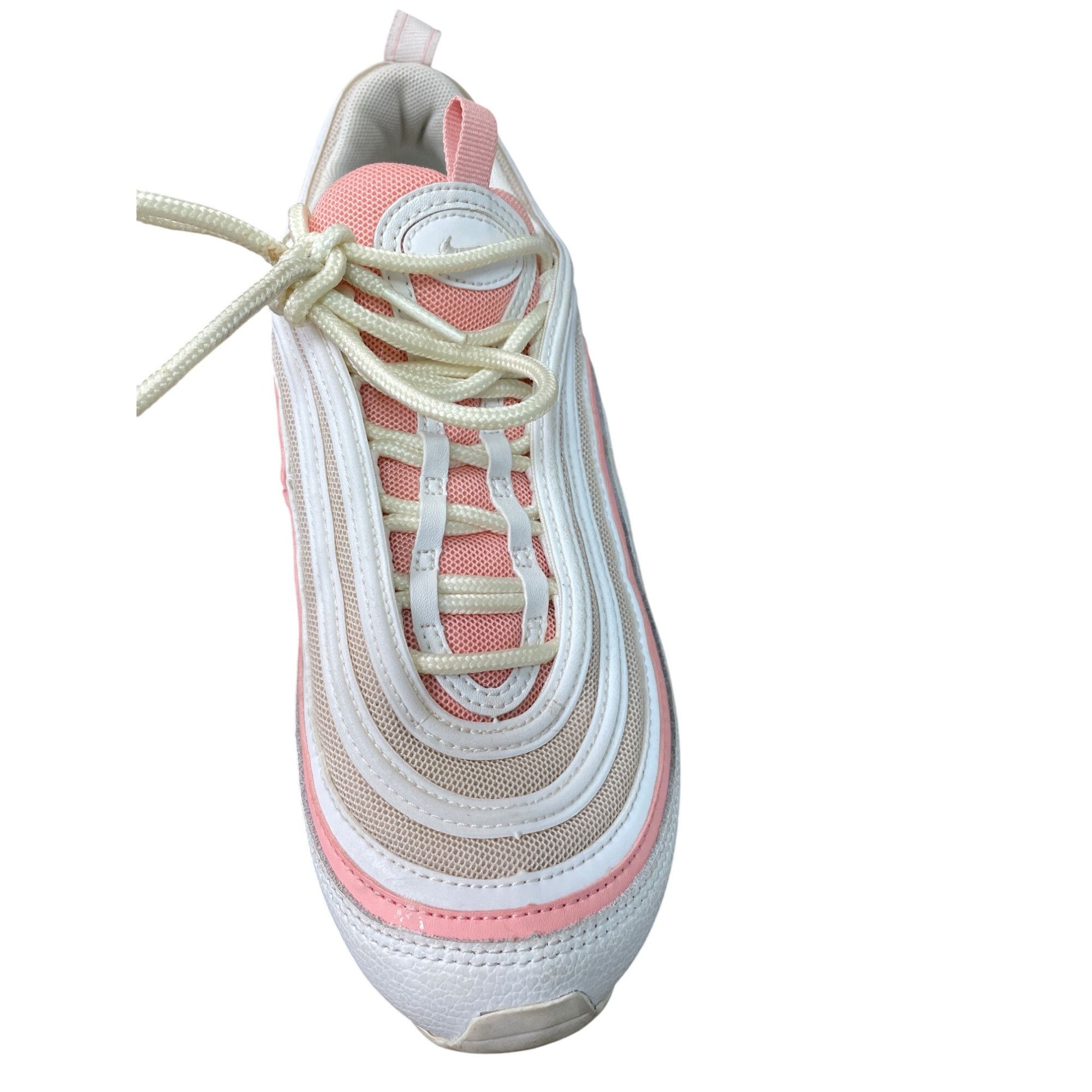 Nike Nike Air Max 97 Womens Summit White coral low top sneakers s Size US 8.5 / IT 38.5 - 11 Thumbnail