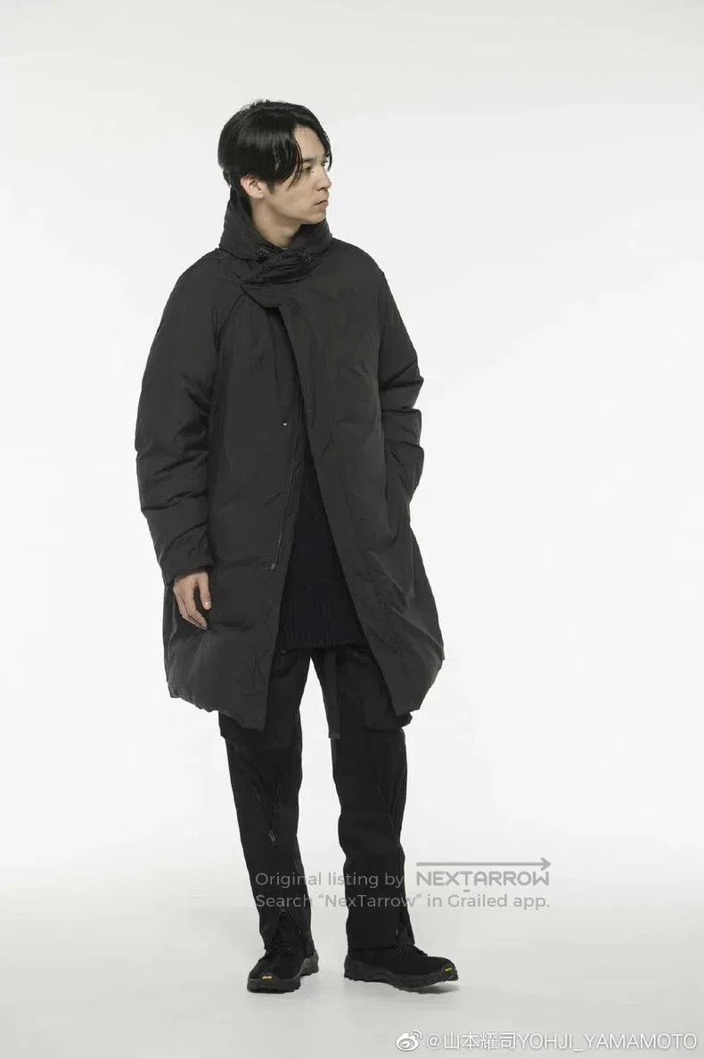 Yohji Yamamoto Yohji Yamamoto Design dark down jacket Size US L / EU 52-54 / 3 - 1 Thumbnail
