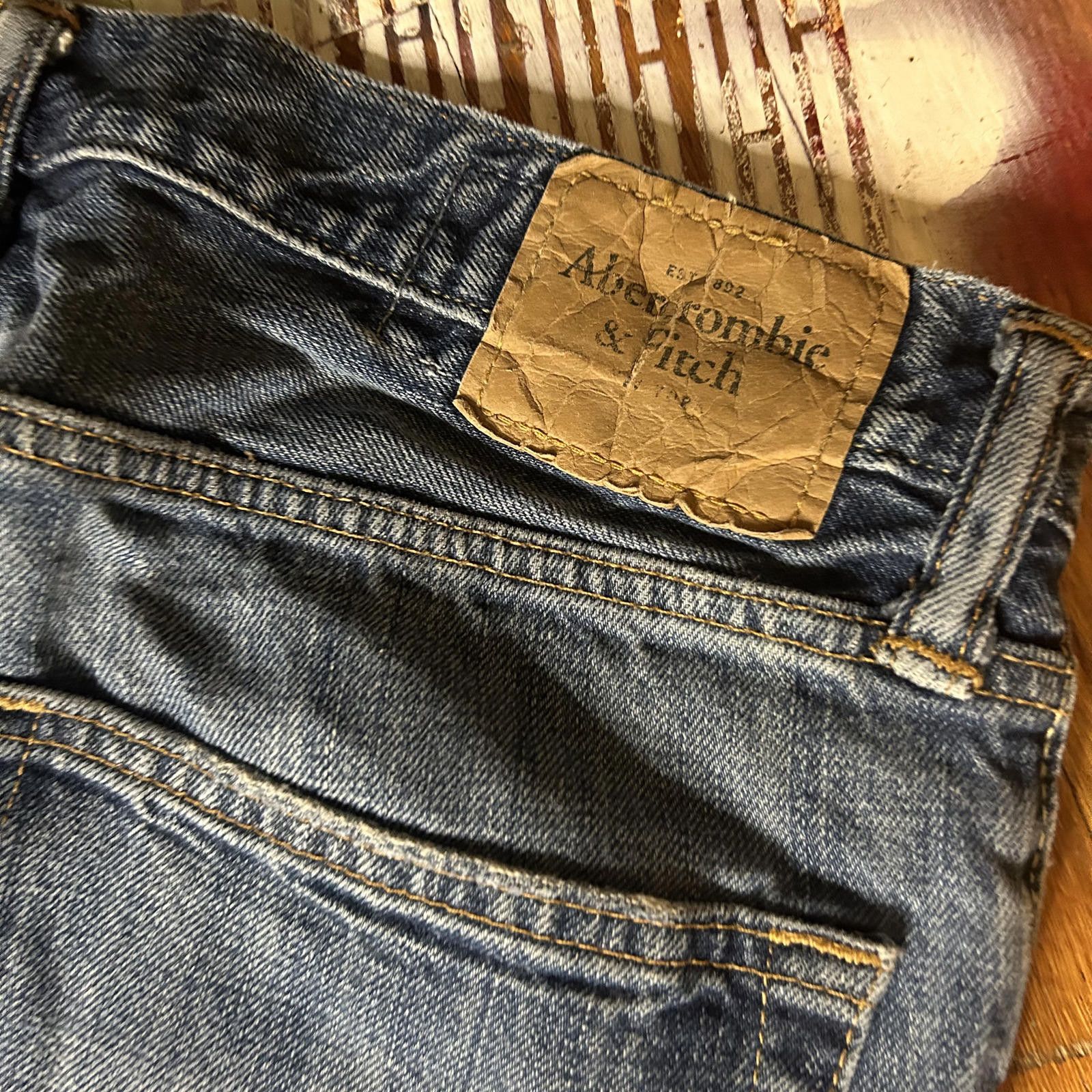 Abercrombie & Fitch Vintage Abercrombie & Fitch Men's Jeans - Size 31x30 Size US 31 - 4 Thumbnail