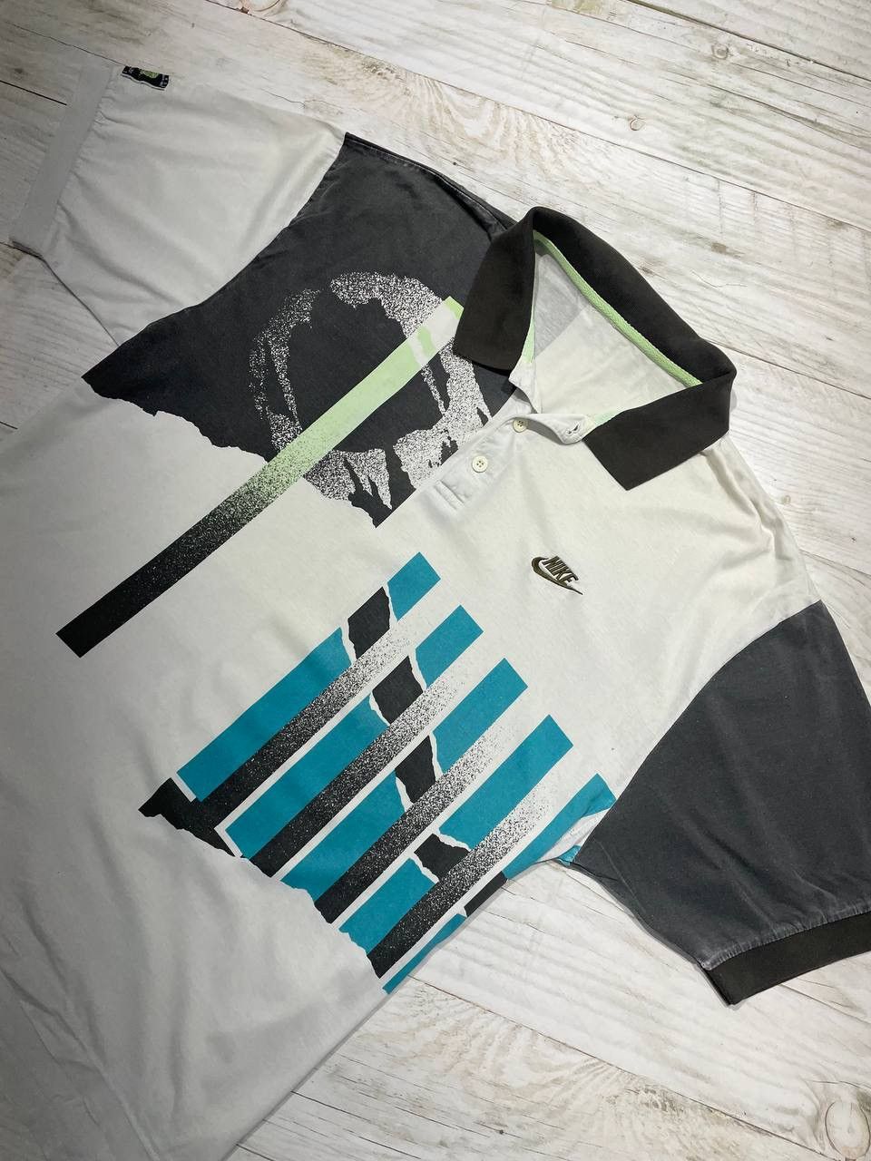 Nike Vintage Nike Challenge Court Polo Shirt Andre Agassi 1990s Size US XXL / EU 58 / 5 - 2 Thumbnail