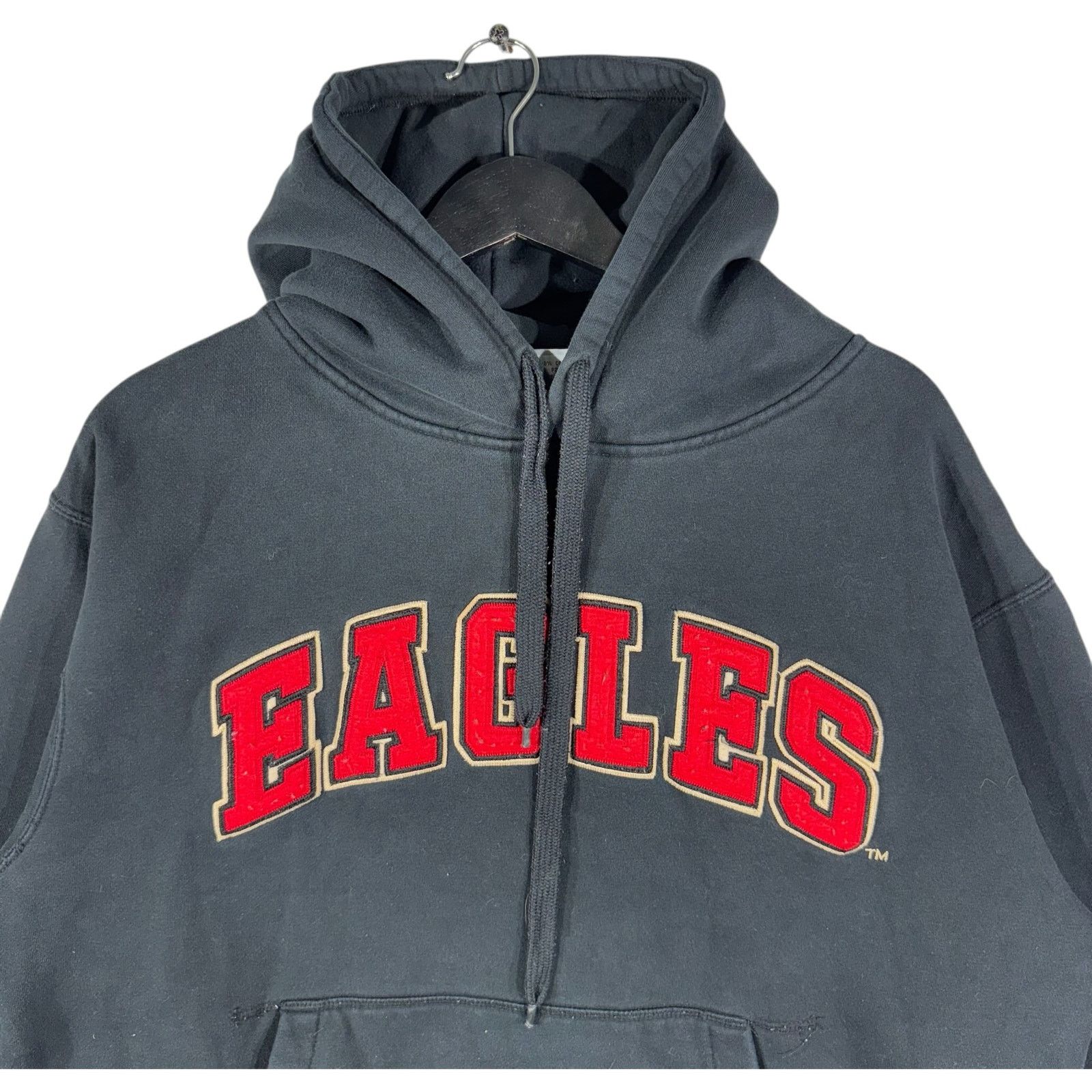 Colosseum Athletics Colosseum Athletics Eagles Patch Spellout Hoodie Size US XL / EU 56 / 4 - 2 Thumbnail