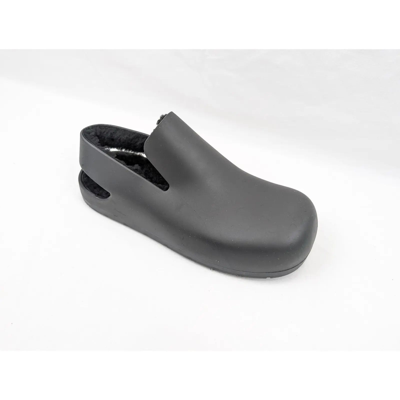 Bottega Veneta o1rshd1 Q:3/dup/ Rubber Sole shearling Puddle Sandal Black Size US 13 / EU 46 - 3 Thumbnail
