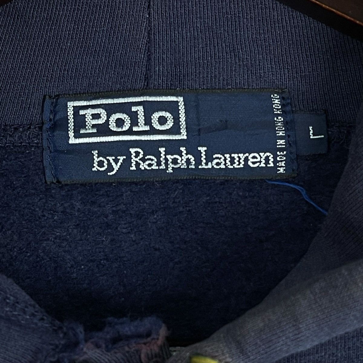 Polo Ralph Lauren × Ralph Lauren × Ralph Lauren Sport Vintage 90s Polo Ralph Lauren Polo Bear Hoodie Size US L / EU 52-54 / 3 - 9 Thumbnail