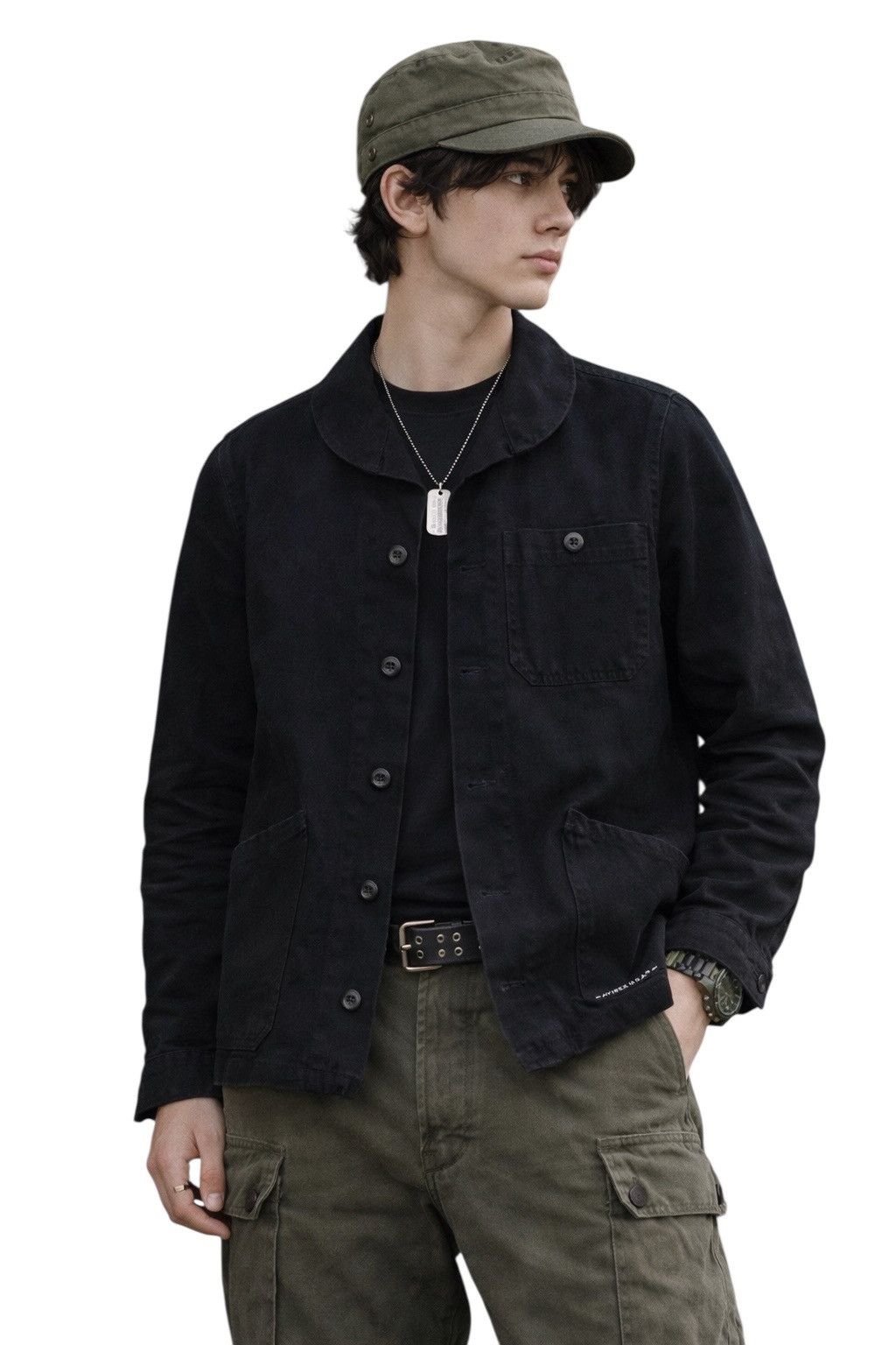 Avirex ‼️LAST DROP‼️Avirex USA Shawl Collar Jacket USN Military Size US S / EU 44-46 / 1 - 1 Thumbnail