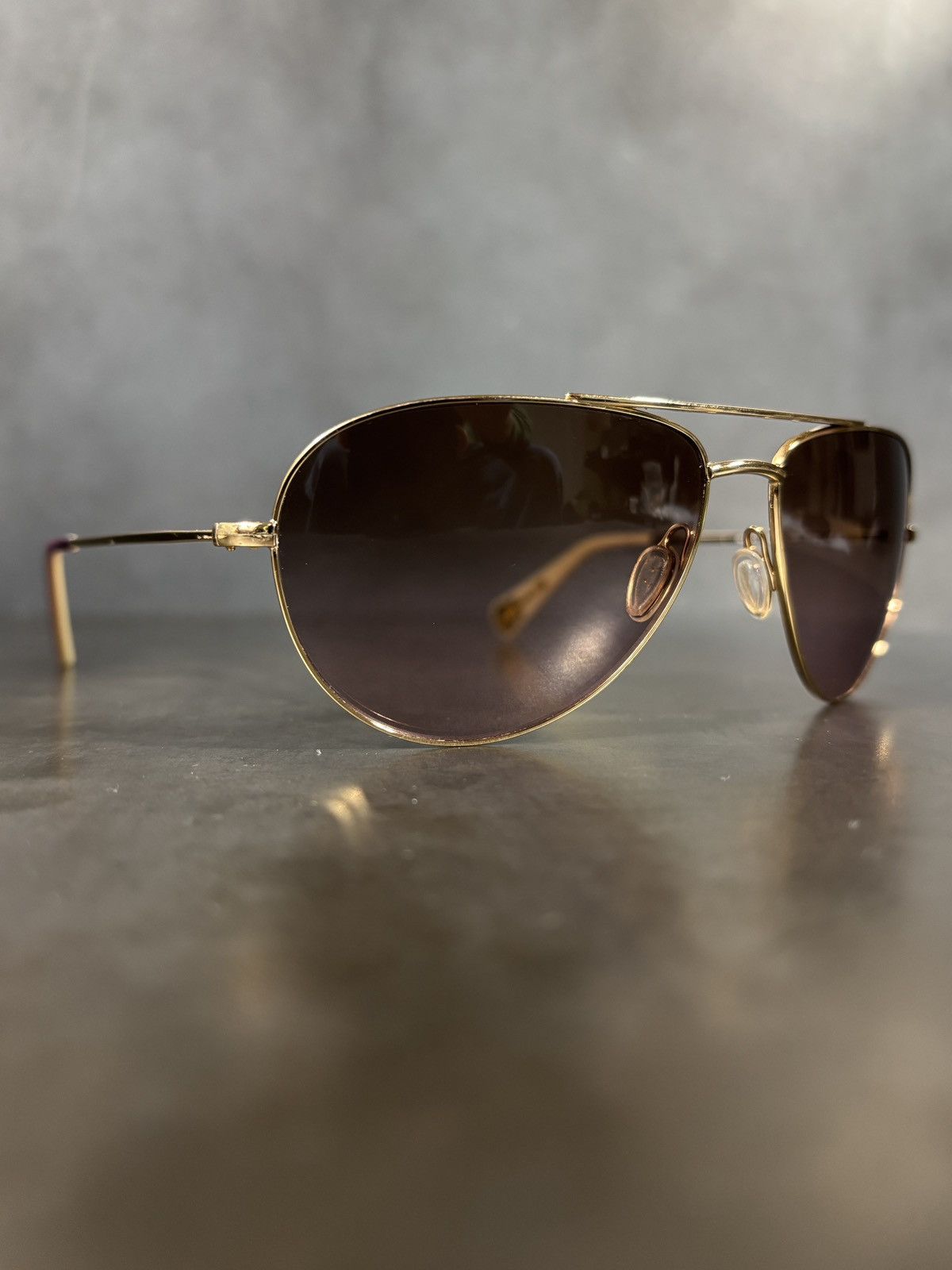 Paul Smith Paul Smith Sunglasses Oliver Peoples Aviator Karison Italy Size ONE SIZE - 11 Thumbnail