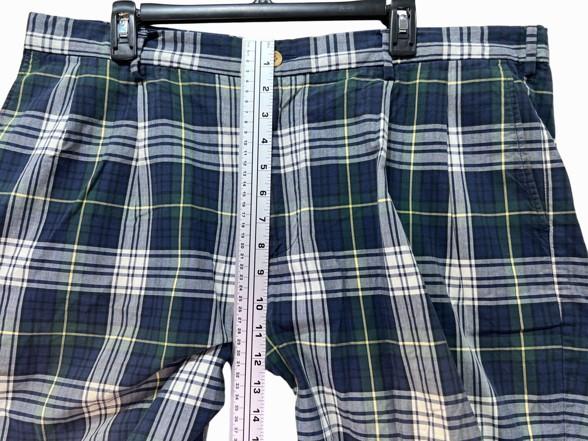 Nautica NAUTICA - Men's Plaid Golf Casual Shorts - Blue - 40W Size US 40 / EU 56 - 5 Thumbnail