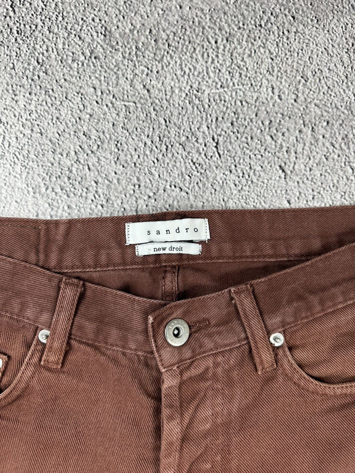 Sandro × Vintage Sandro New Droit Woman’s Jeans Pants Y2K Old Money Style Size 28" / US 6 / IT 42 - 8 Thumbnail
