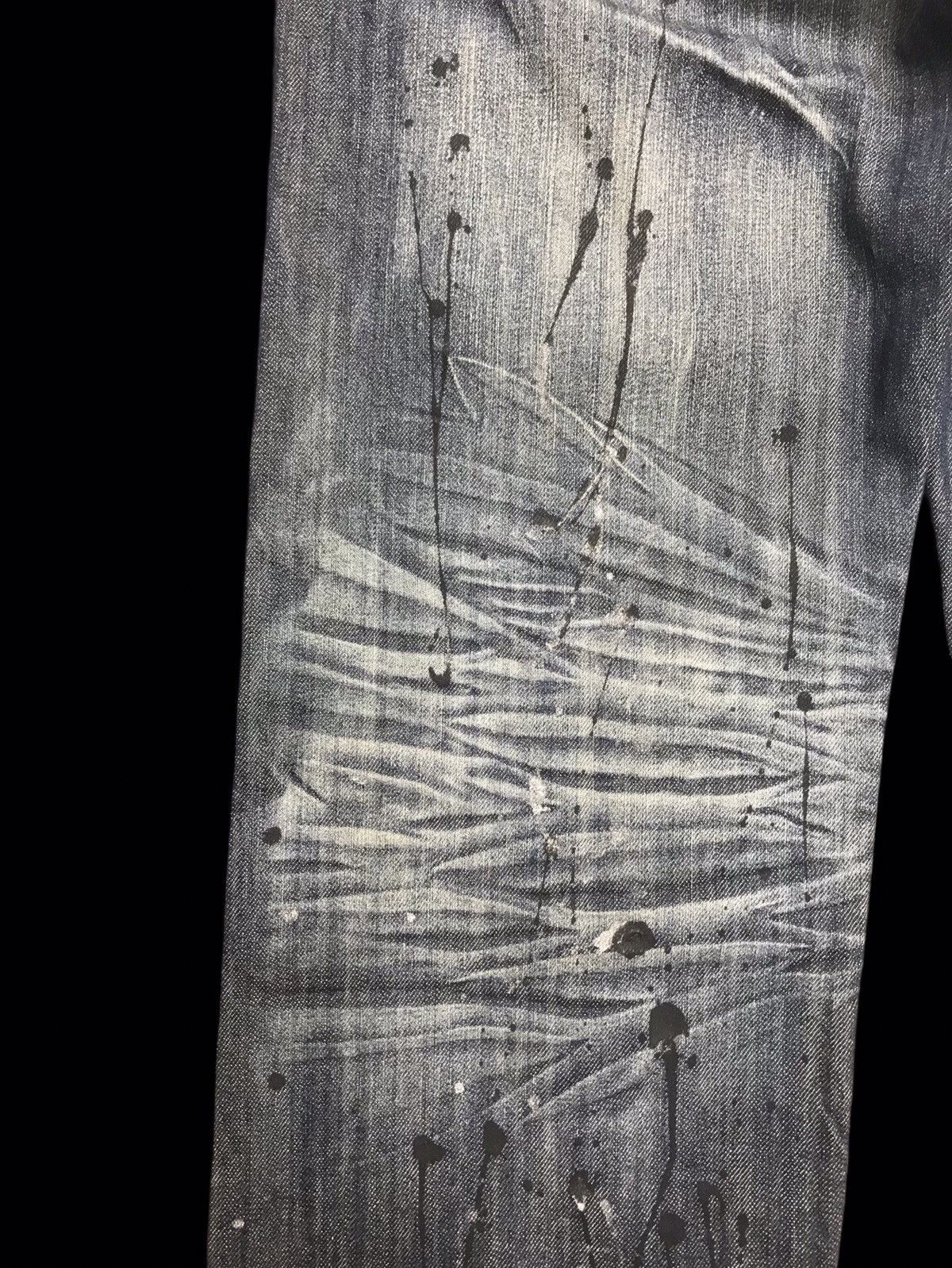 Seditionaries 💥PUNK DENIM💥punk ministry Paint Splatter Punk Denim F301 Size US 31 - 16 Thumbnail