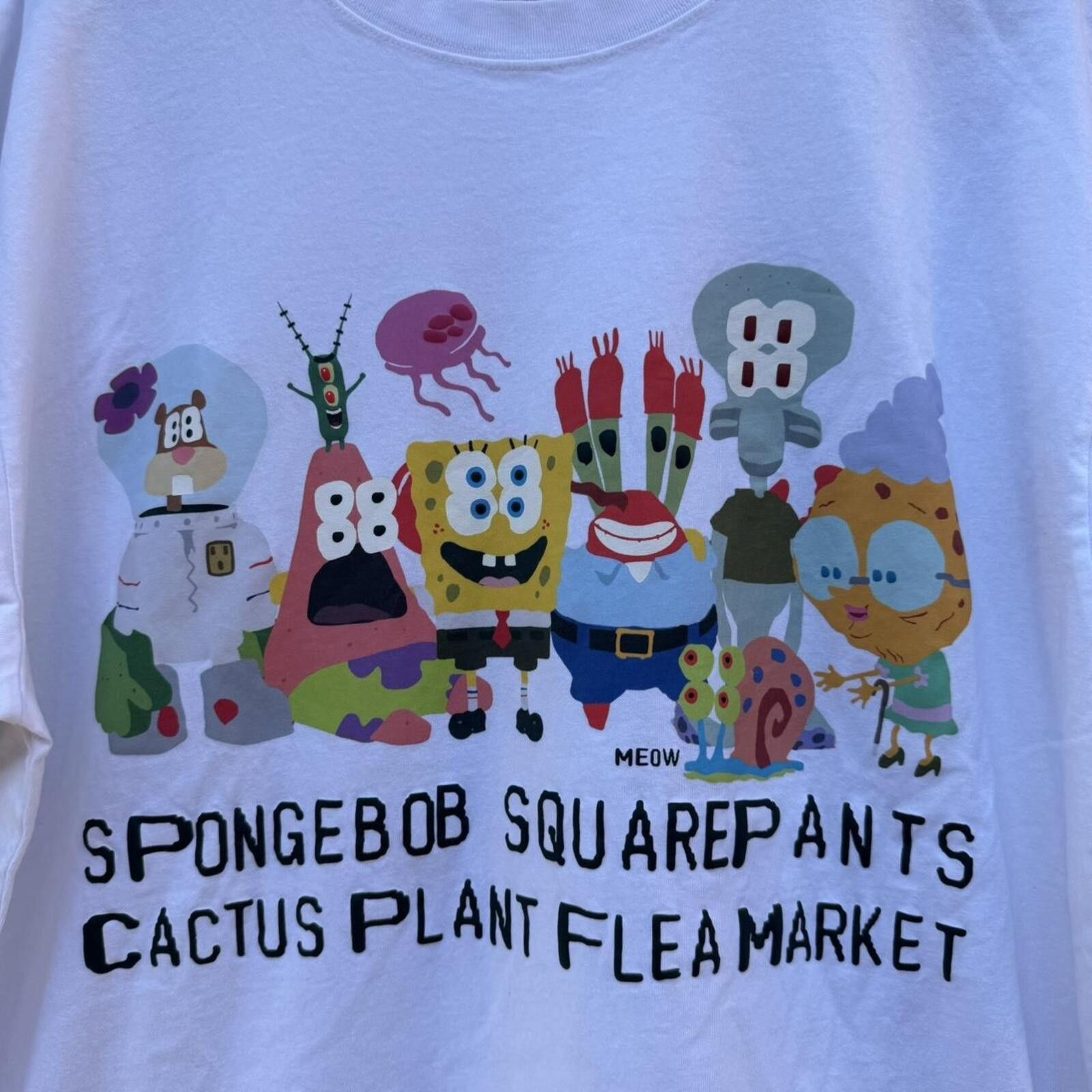 Uniqlo Uniqlo spongebob squarepants cactus plant flea market tshirt Size US XL / EU 56 / 4 - 3 Thumbnail