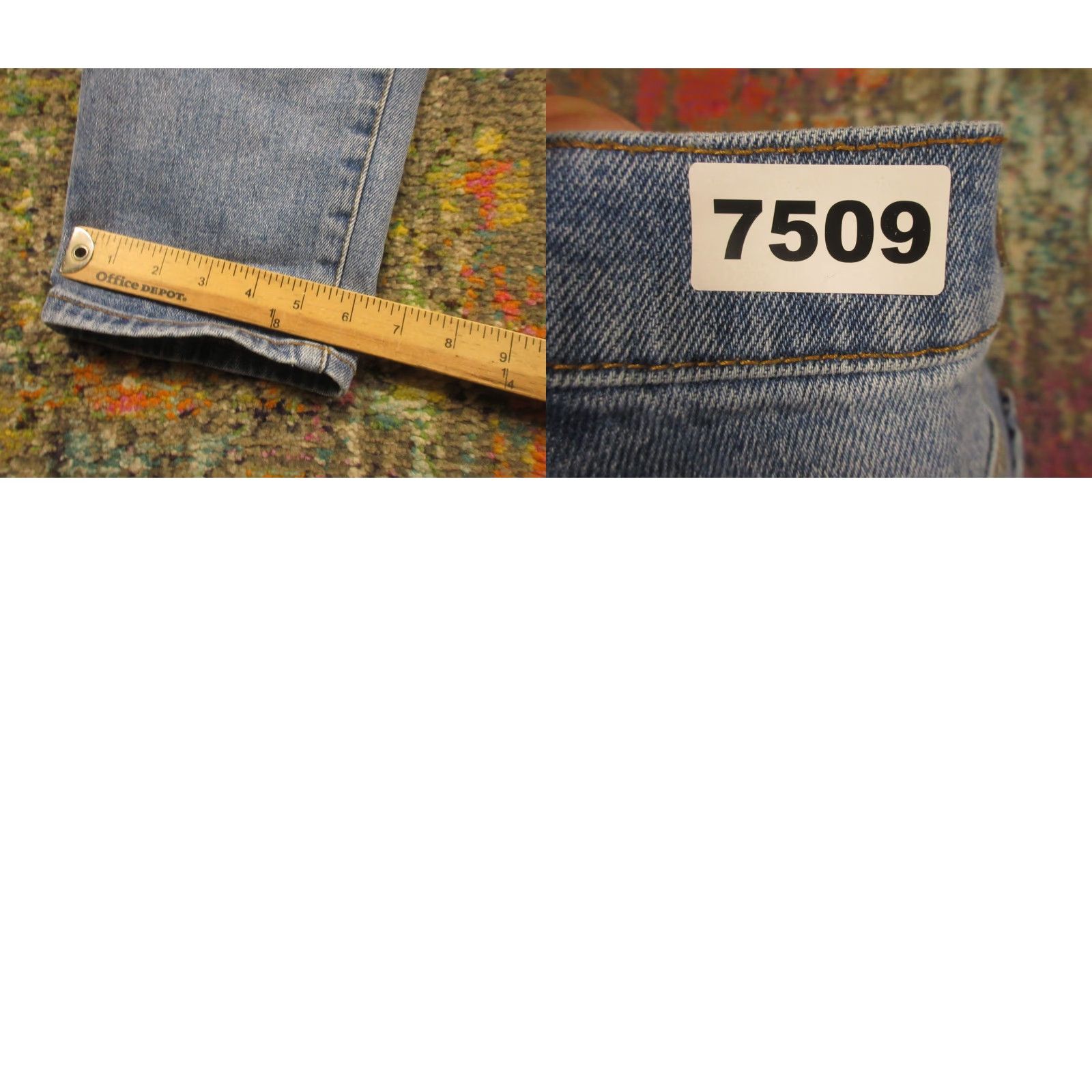 Vintage BLANKNYC Skinny Jeans Pants Women's 28 Blue Stretch Denim 5-Pocket Regular Rise Mid Inseam 27 Size 28" / US 6 / IT 42 - 8 Thumbnail