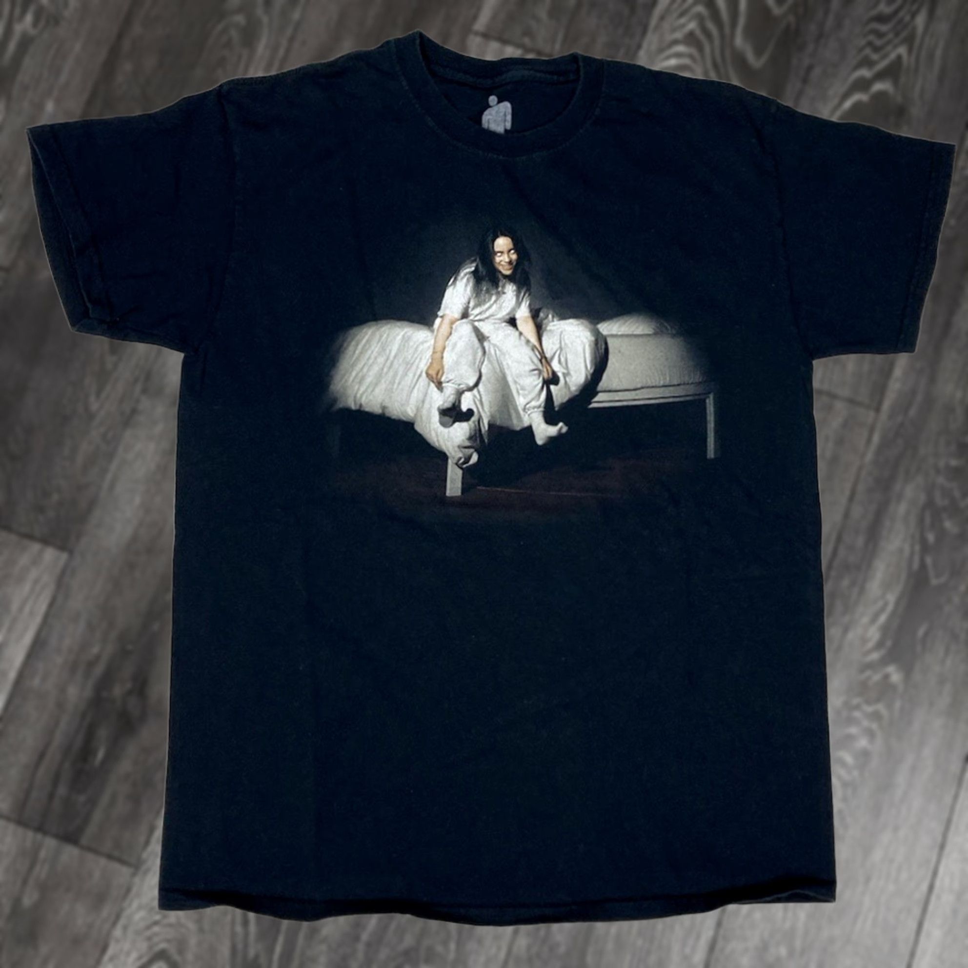 Vintage Billie Eilish T-shirt Women Medium Black Short Sleeve Music Shirt Size M / US 6-8 / IT 42-44 - 1 Thumbnail
