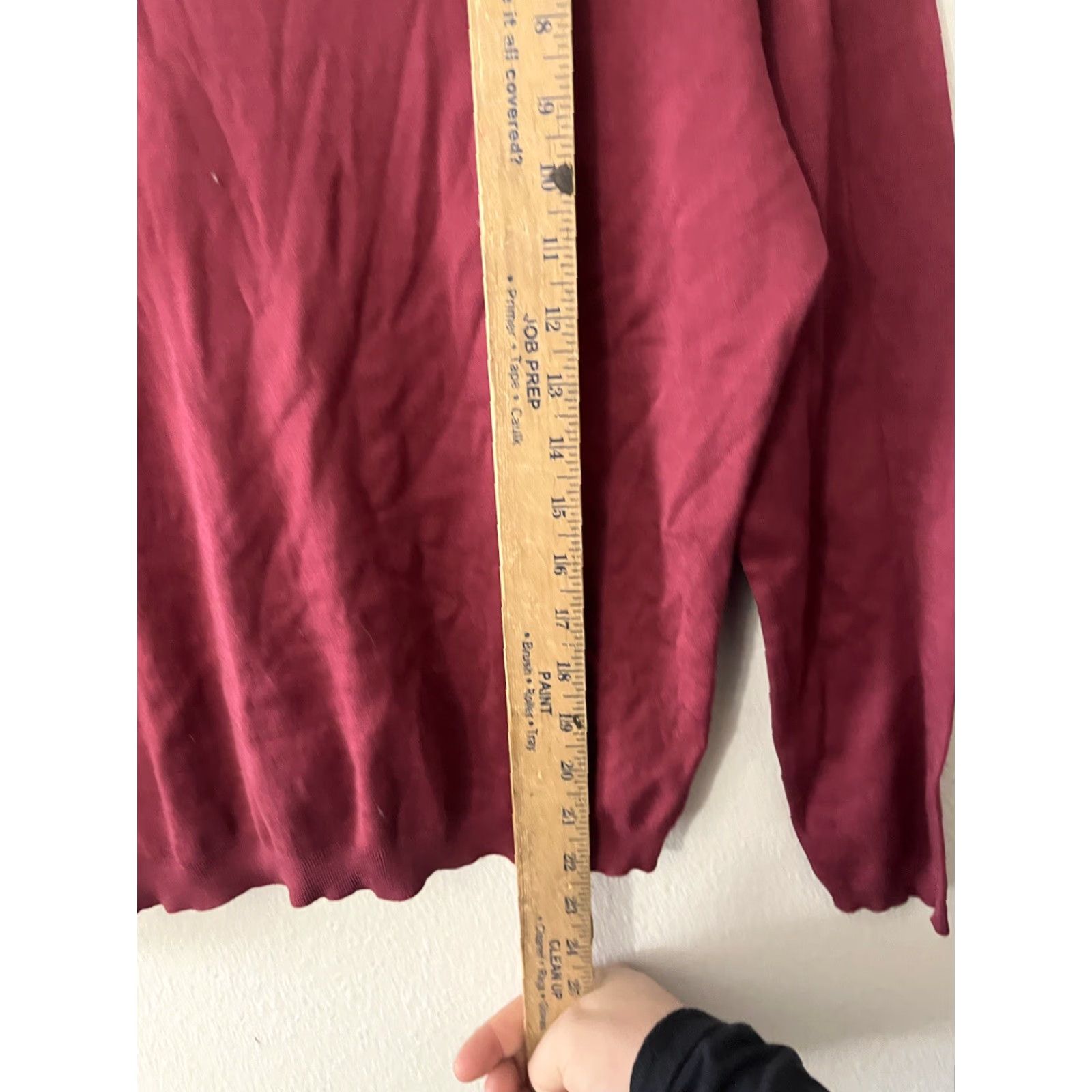 Brooks Brothers Vintage Brooks Brothers Women's Sweater L Turtleneck Cotton Maroon Pullover 90s US Department Size L / US 10 / IT 46 - 5 Thumbnail