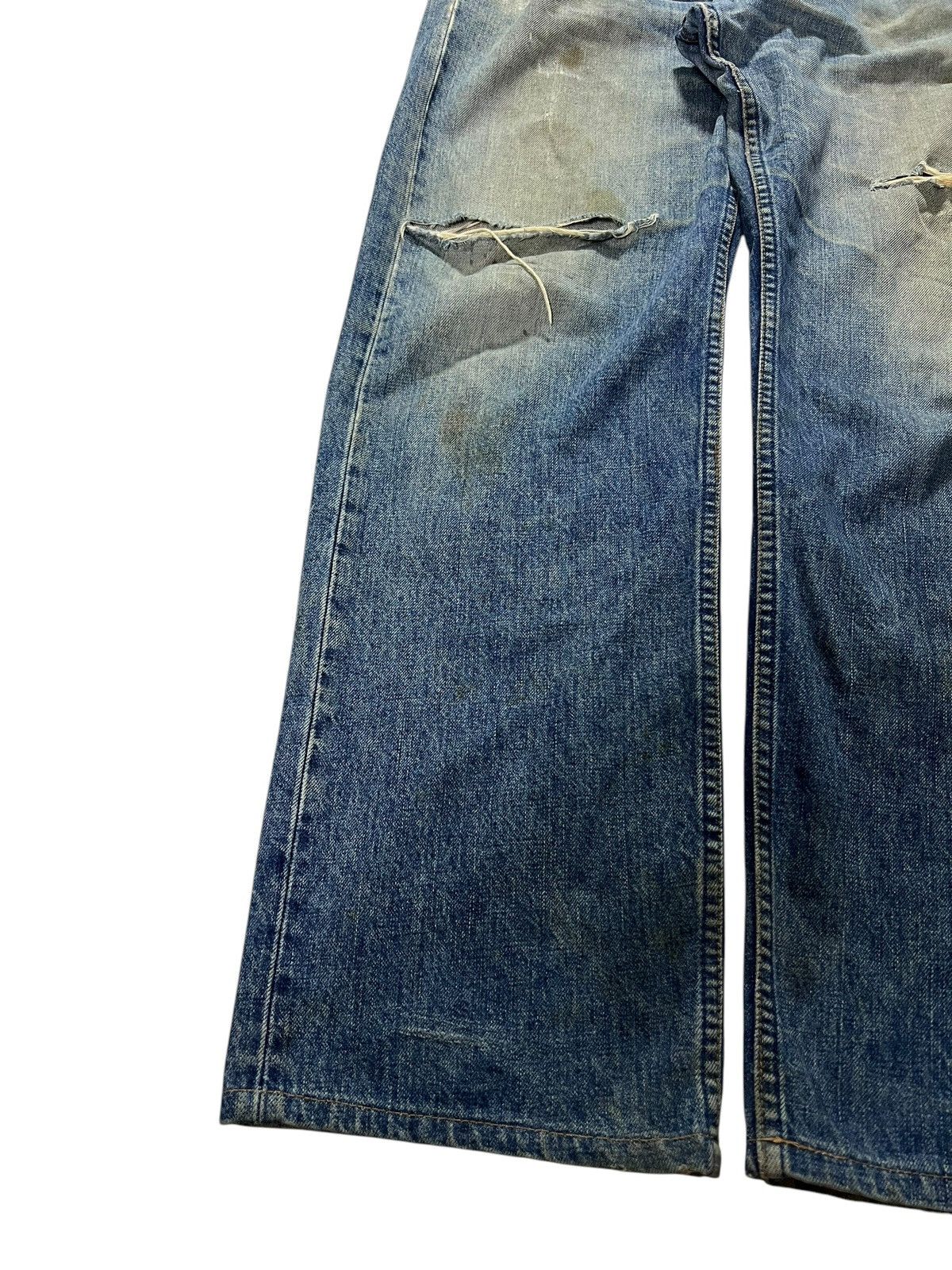 Levi's 💥90’s Baggy💥Vintage Levis 503 Distress Mud Wash Baggy Jeans Size US 33 - 3 Thumbnail