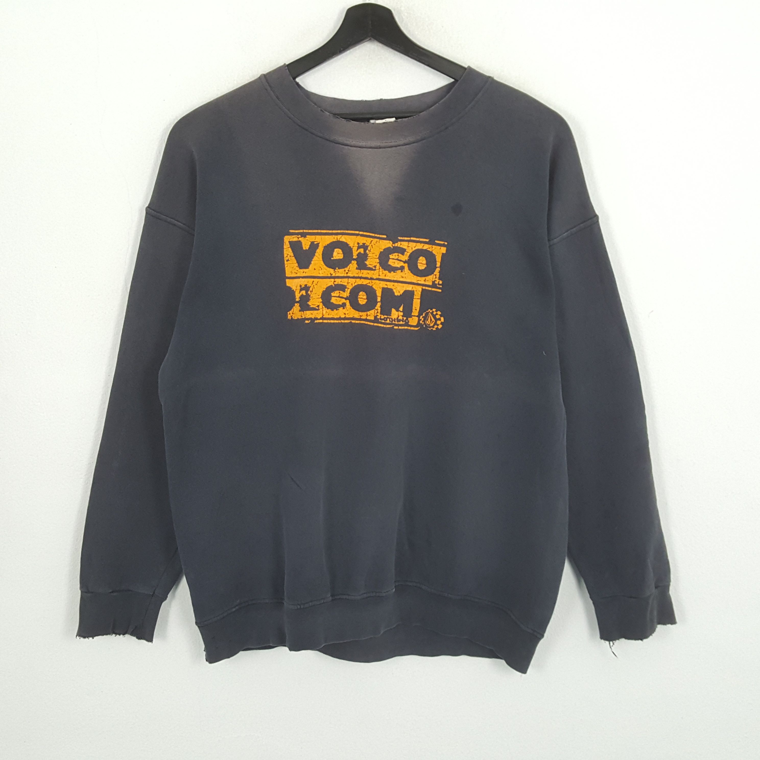 Vintage × Volcom VOLCOM Skateboard Streetwear Distressed Vintage Sweatshirt Size US XL / EU 56 / 4 - 1 Thumbnail
