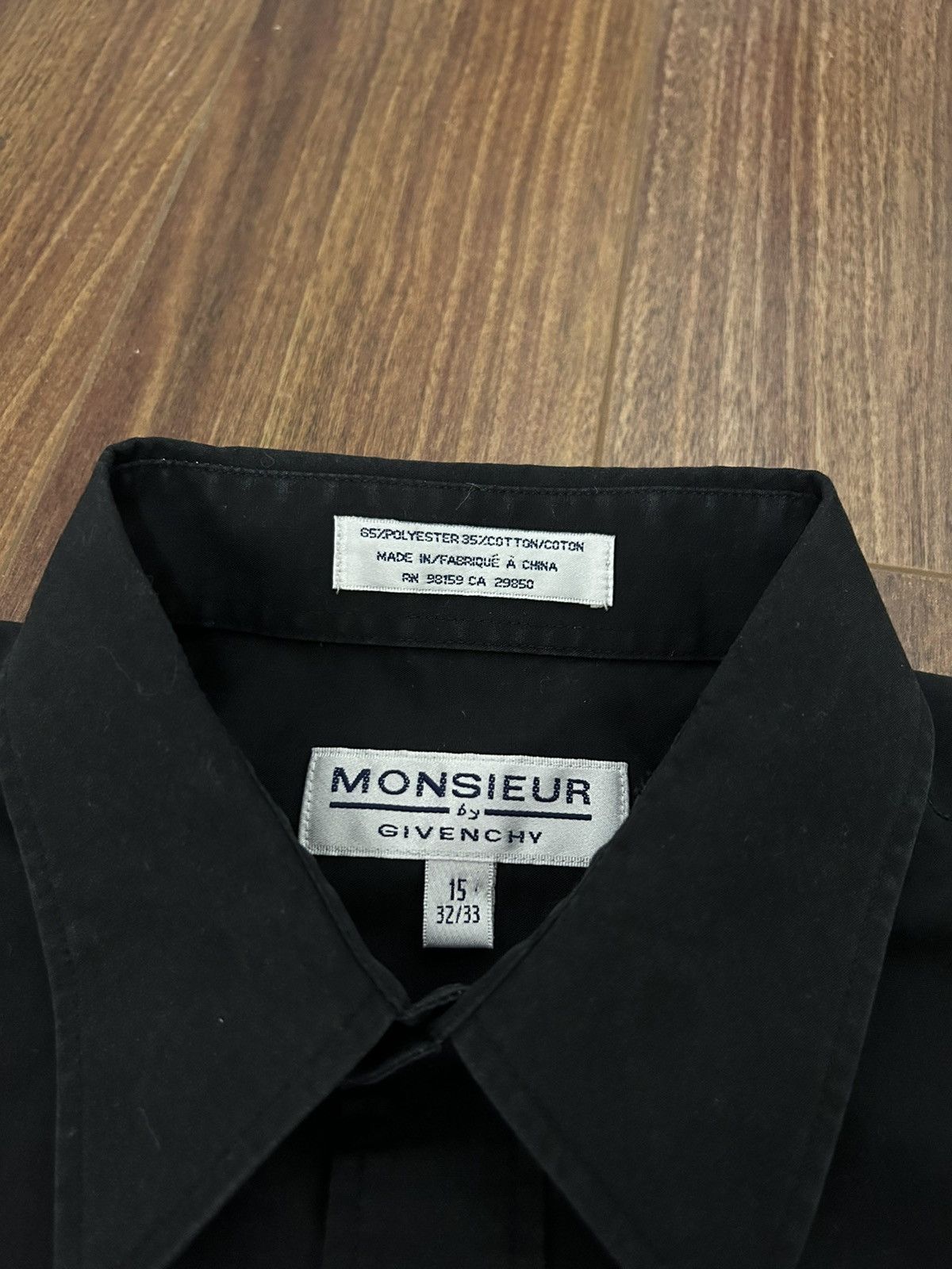 Givenchy Monsieur by Givenchy formal long sleeve shirt Size 34R - 2 Thumbnail