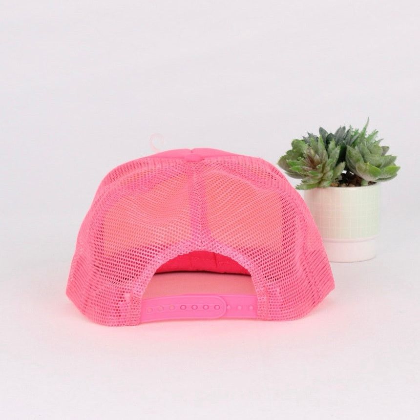 Other Dewey Crush Pink Trucker Hat Mesh Snapback Cap – Hit Wear Size ONE SIZE - 3 Thumbnail