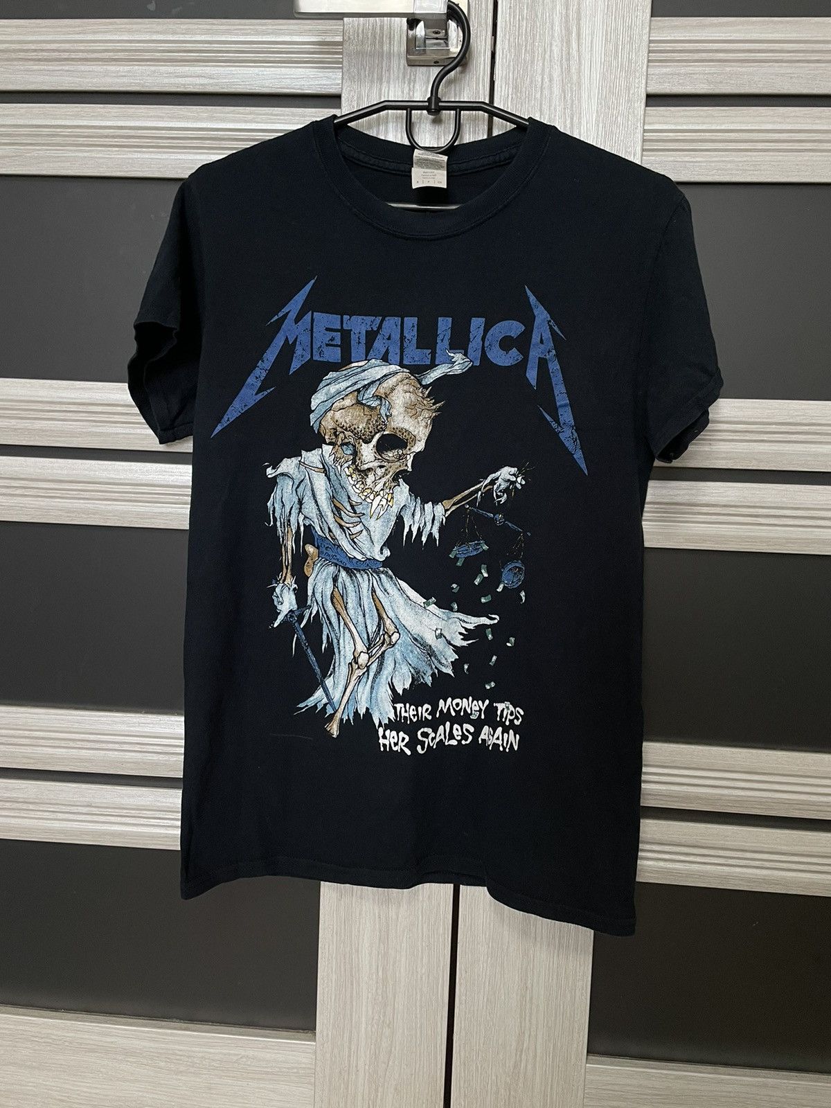 Band Tees Vintage Metallica Justice Tour Tee Band 90s Rock Black Size US S / EU 44-46 / 1 - 1 Thumbnail