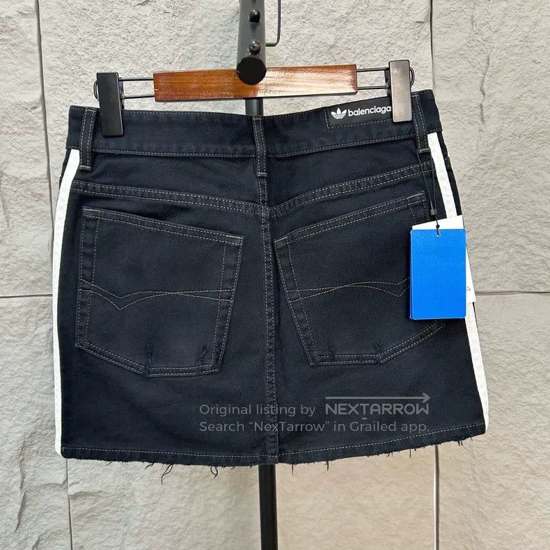 Balenciaga Balenciaga Adidas Co-branded Skirt, Size 36 Size 35" - 2 Thumbnail