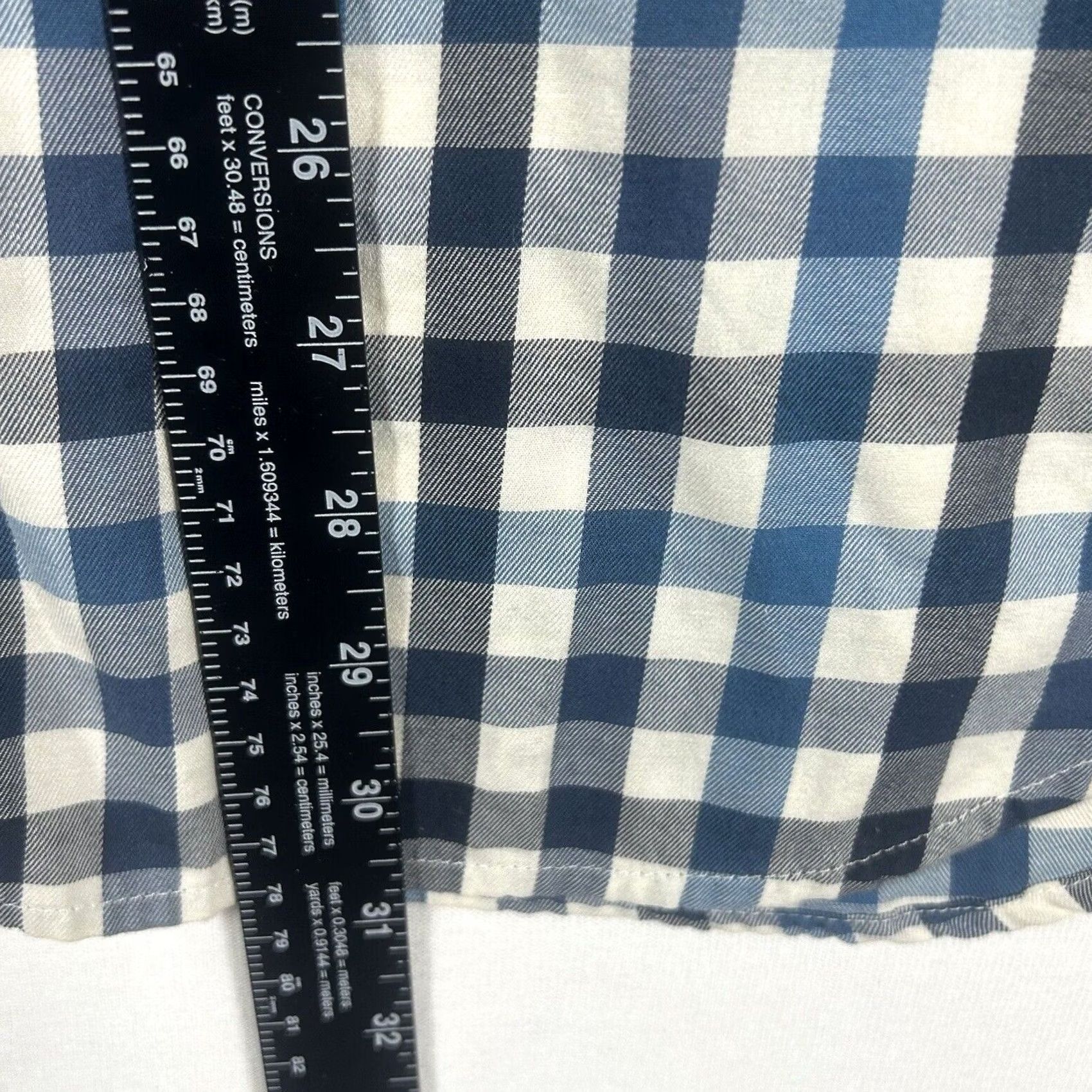 The North Face The North Face Button-Up Shirt Womens XL Blue Plaid Flannel Overshirt Relaxed Casual Shirt Size XL / US 12-14 / IT 48-50 - 7 Thumbnail