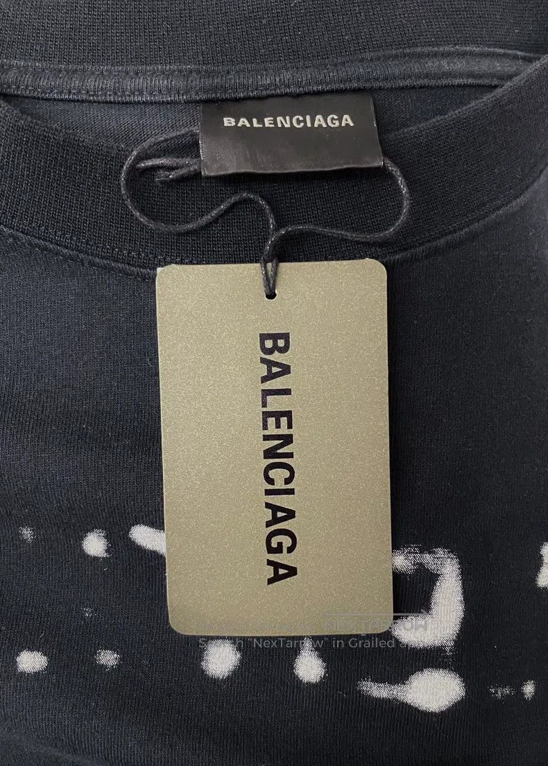 Balenciaga Balenciaga Logo Letter Print Round Neck Short Sleeve T-Shi Size US M / EU 48-50 / 2 - 5 Thumbnail