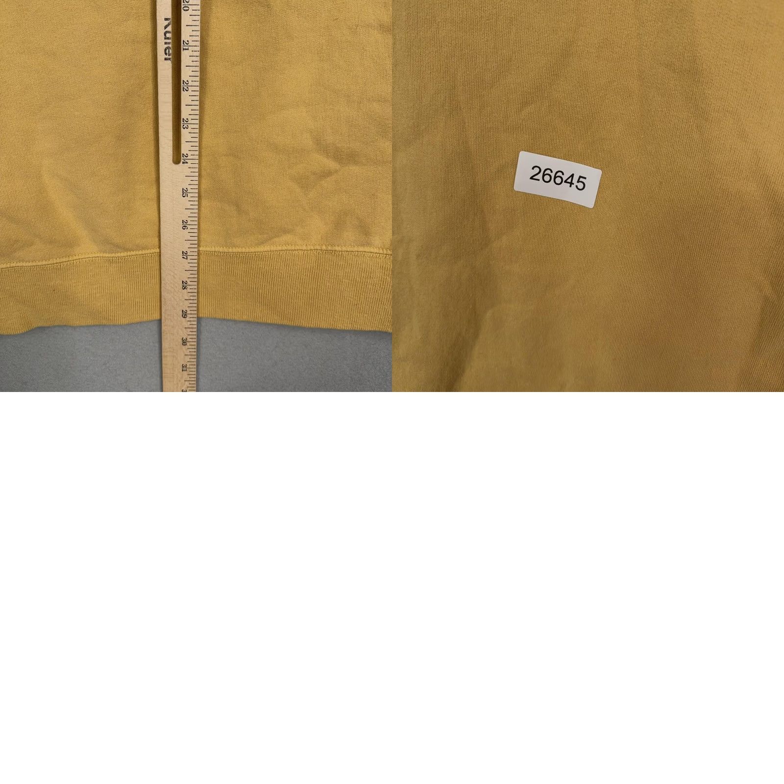 Vintage Nashville Graphic Sweatshirt Mens Large Mustard Yellow Fleece Pullover Crew Neck ComfortWash Size US L / EU 52-54 / 3 - 8 Thumbnail