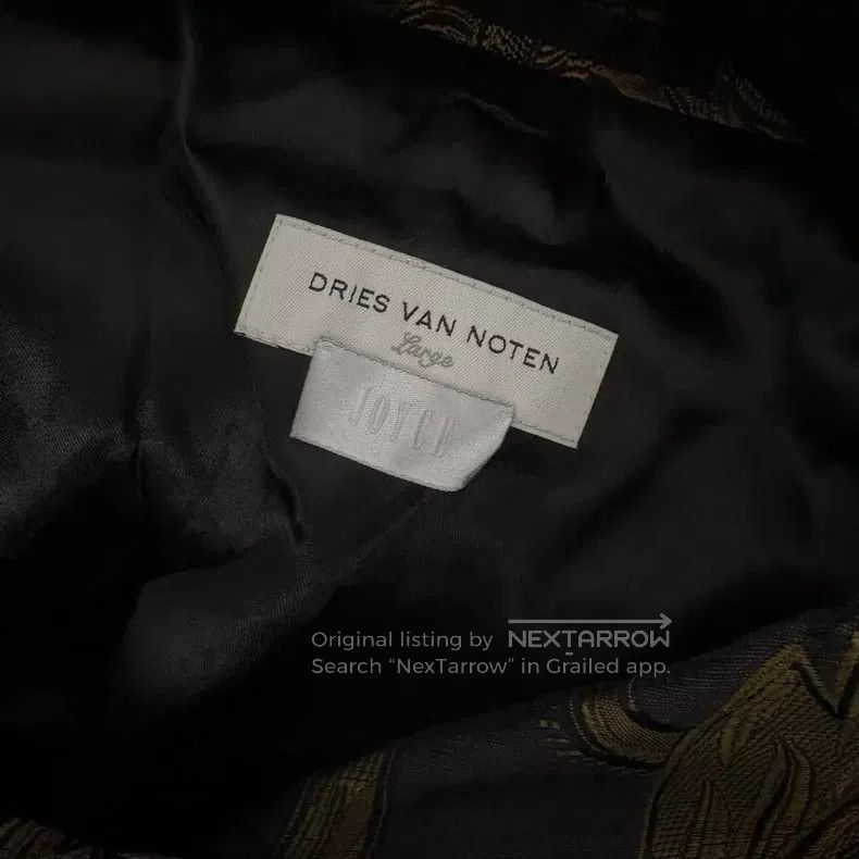 Dries Van Noten Dries Van Noten Three-dimensional embroidered flower-patte Size L / US 10 / IT 46 - 4 Thumbnail