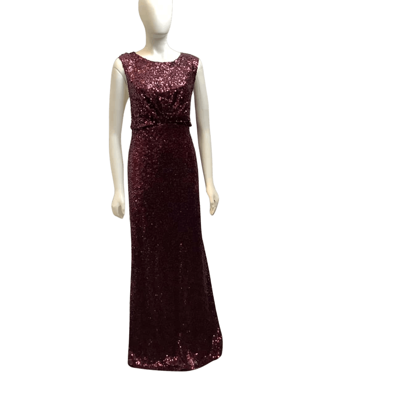 Jenny Packham Burgundy sequinned dress Size M / US 6-8 / IT 42-44 - 1 Thumbnail