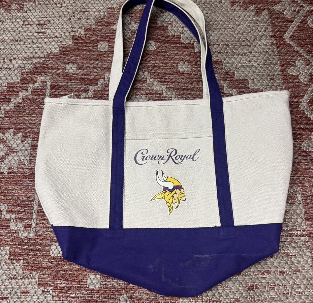 L.L. Bean Minnesota Vikings LL Bean Style Tote Bag Purple Size ONE SIZE - 1 Preview
