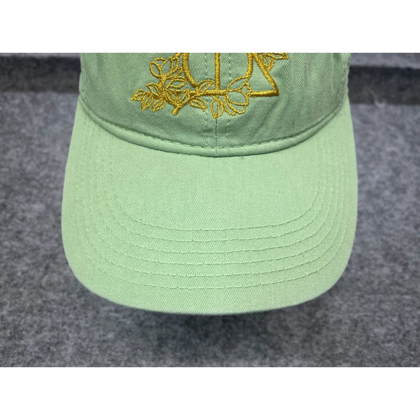 Vintage VINTAGE Harry Potter Deathly Hallows Hat Cap Strap Back Adult Green Cotton Low Profile Size ONE SIZE - 3 Thumbnail