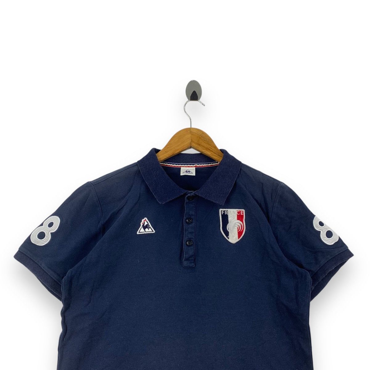 Le Coq Sportif Vintage LE COQ SPORTIF France Embossed Logo Polo Size M / US 6-8 / IT 42-44 - 2 Thumbnail