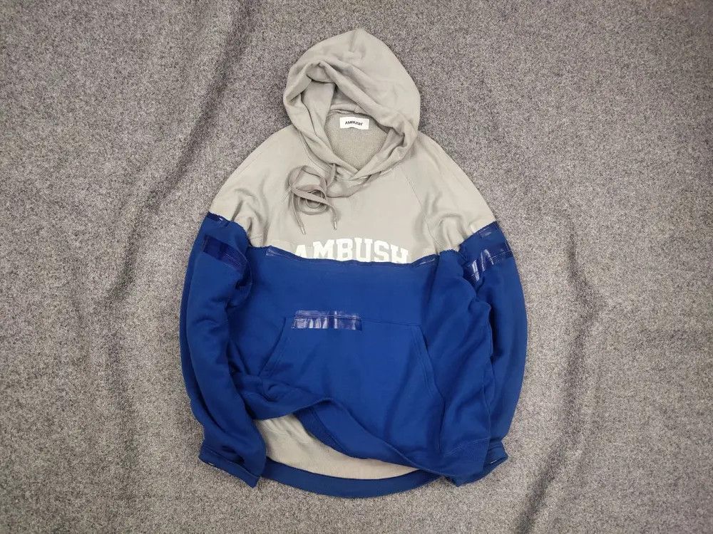 💙 Ambush Japan Design Taped Double Layer Oversized Hoodie