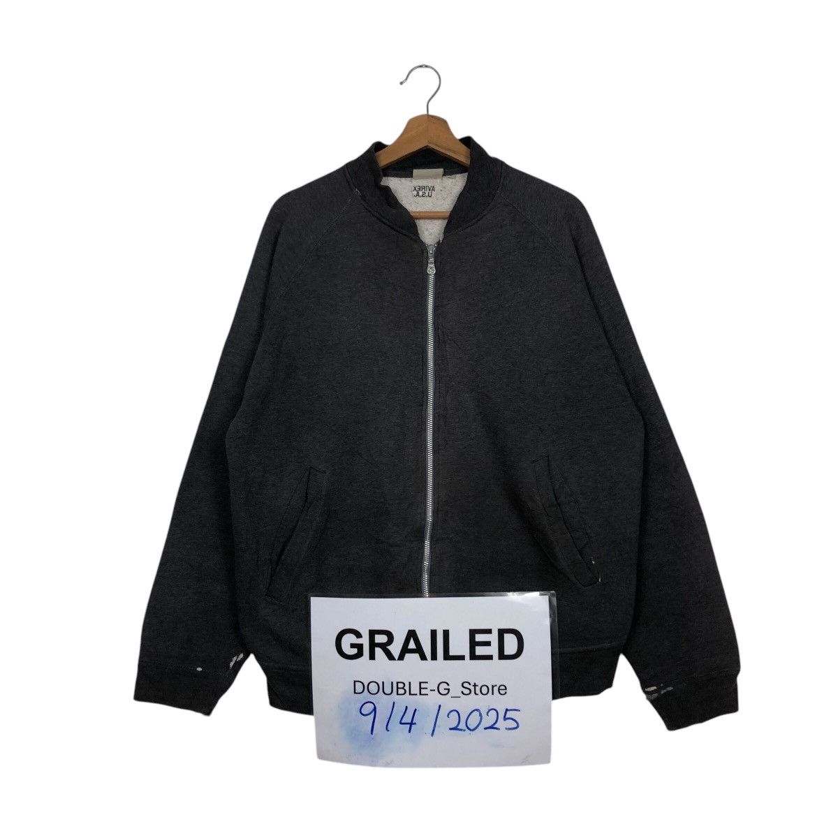 Avirex 📌Vintage Zipper Bomber Jacket Design Avirex Usa Size US L / EU 52-54 / 3 - 1 Thumbnail