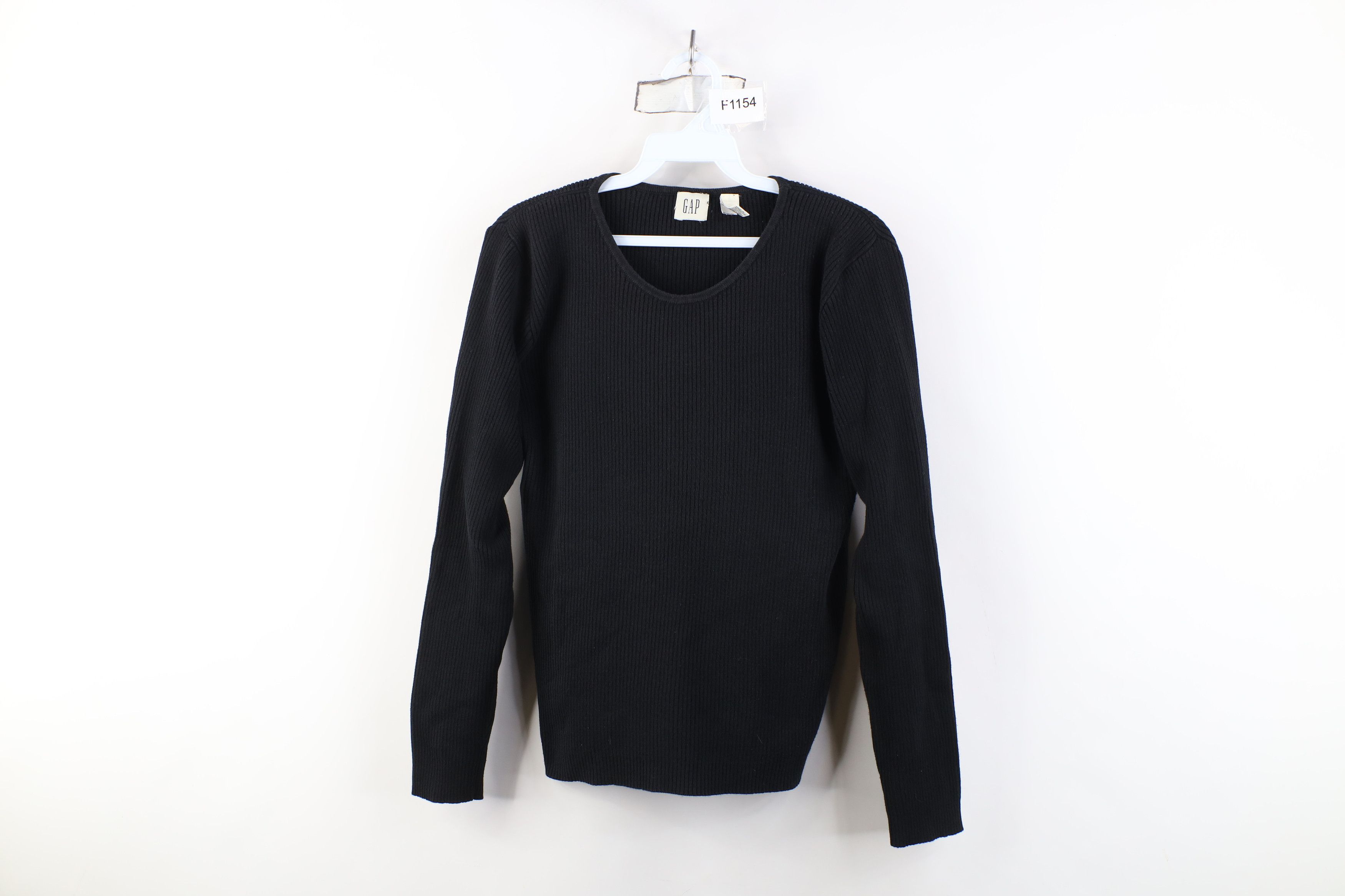 Gap Vintage 90s Y2K Gap Cropped Ribbed Knit Babydoll T-Shirt Size M / US 6-8 / IT 42-44 - 1 Thumbnail