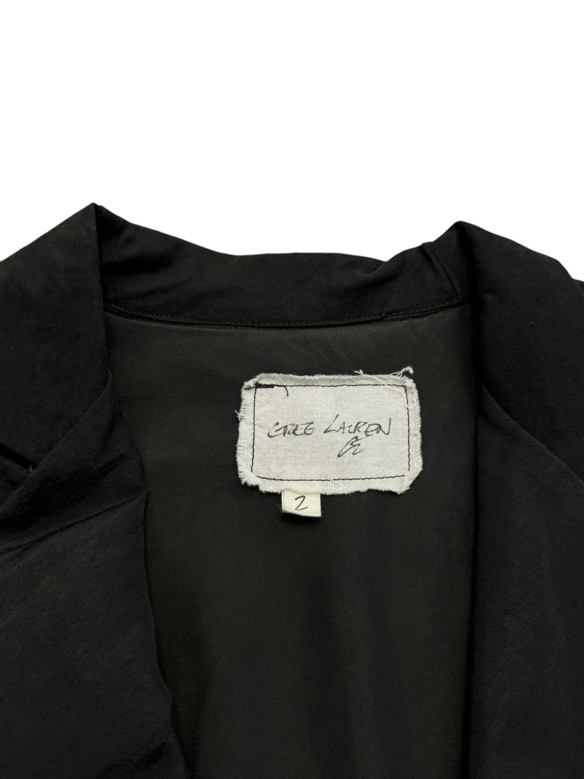 Greg Lauren Sz2 1/1 Black Workwear Tux Ollie Blazer Patchwork Jacket Size US M / EU 48-50 / 2 - 7 Thumbnail