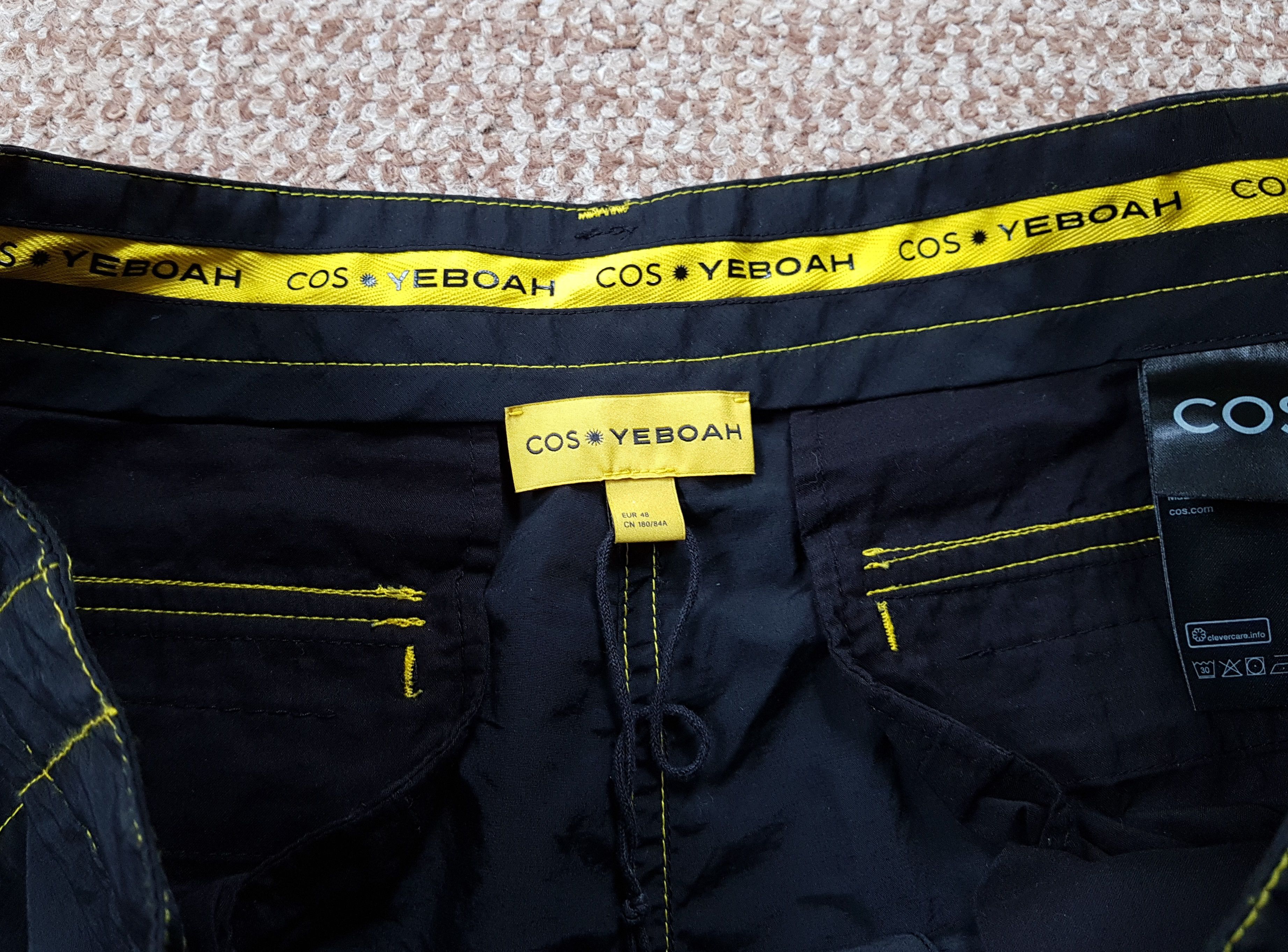 Cos COS x YEBOAH Contrast Stitch Cargo Pants Relaxed Straight Size US 32 / EU 48 - 8 Thumbnail