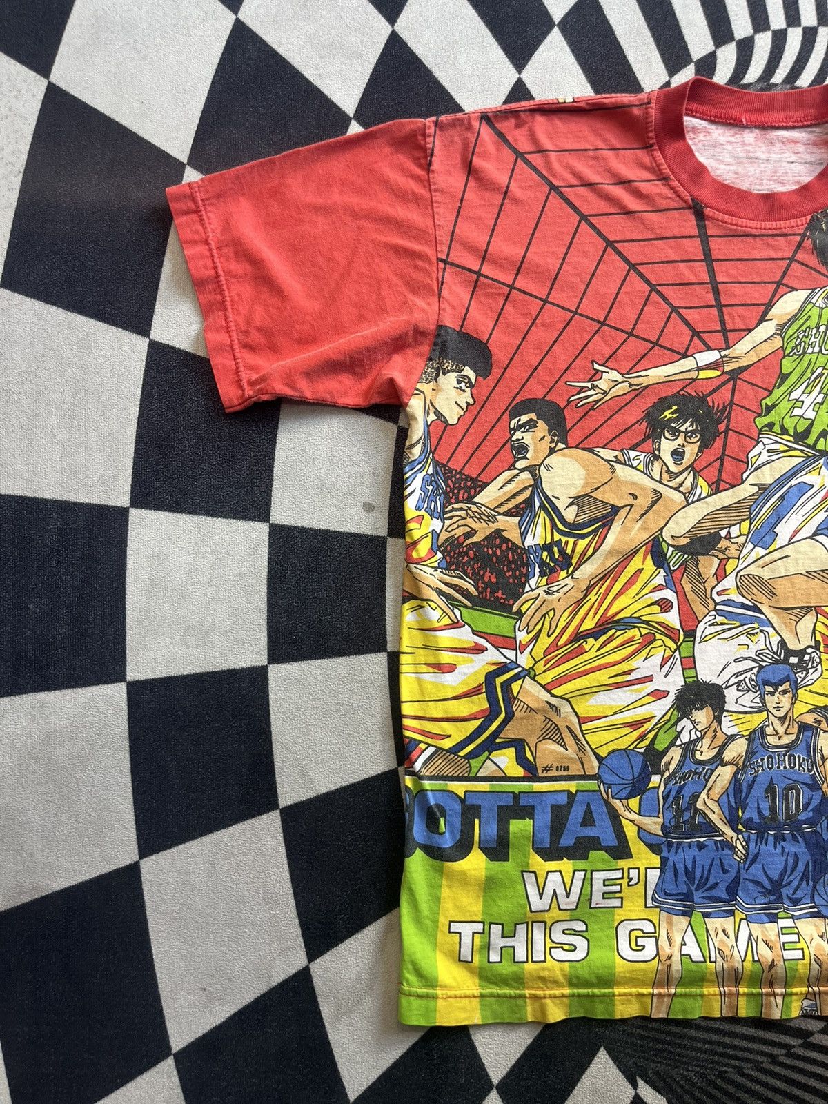 Anime Vintage SLAM DUNK (AOP) manga 90’s Tshirt Size US L / EU 52-54 / 3 - 7 Thumbnail