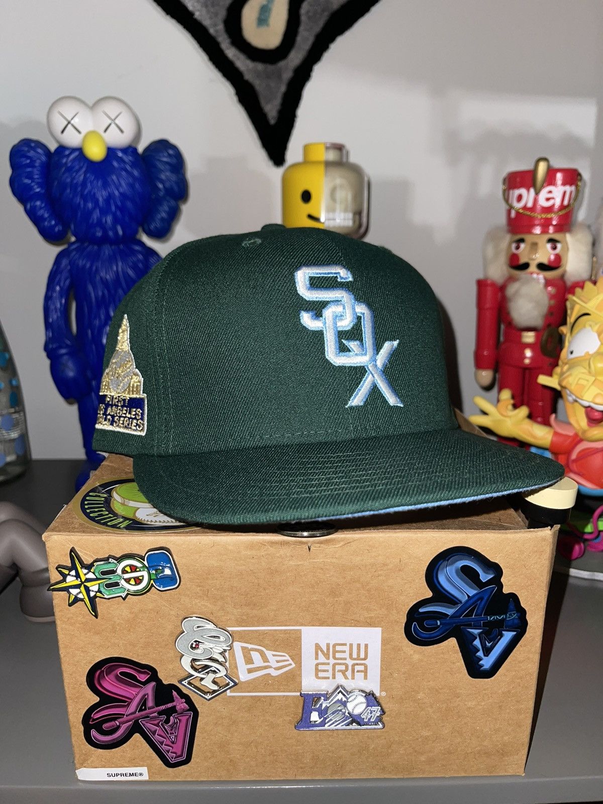 Hat Club × MyFitteds × New Era 7 3/8 Hat Club Wintergreen Chicago White Sox Icy Blue UV Size 38 - 2 Thumbnail