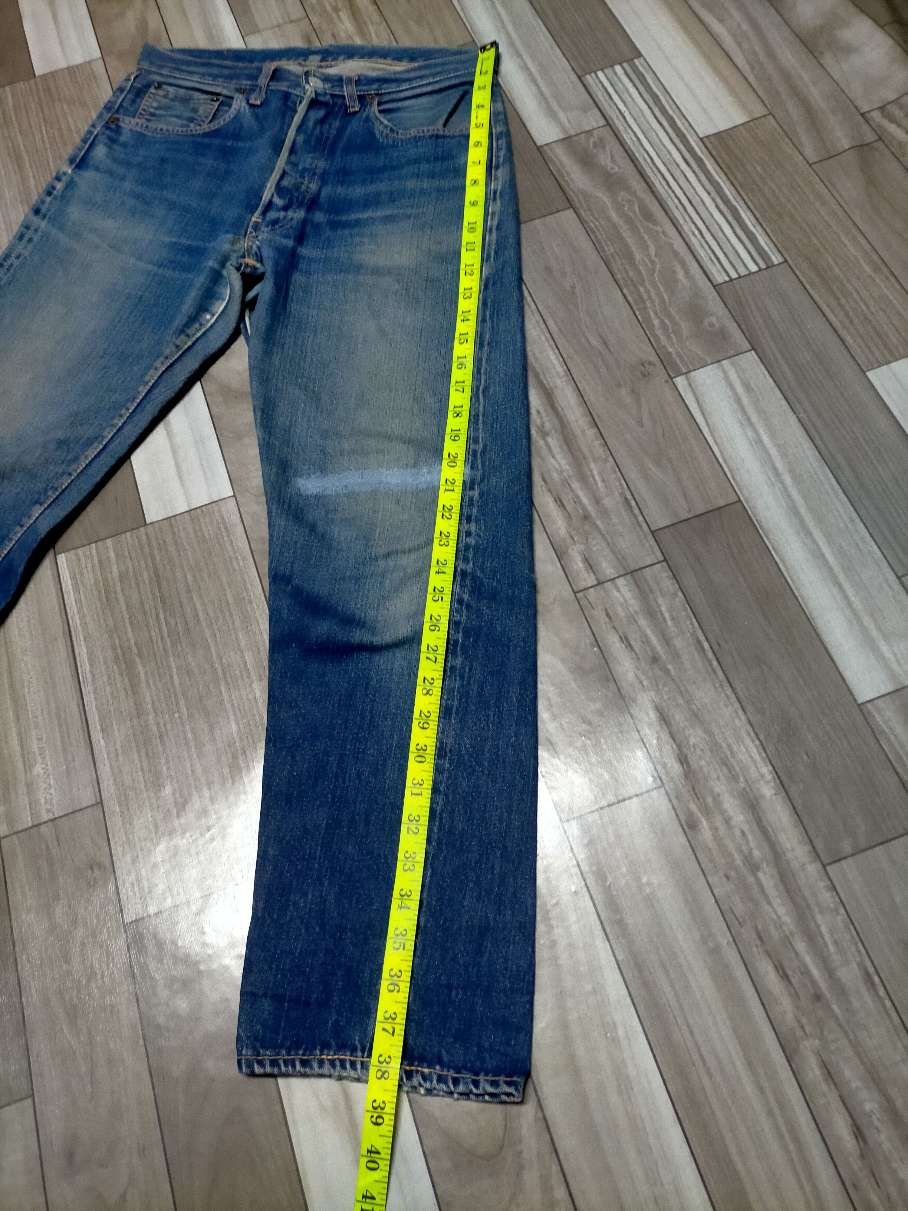 Levi's True Vintage 60s Levis 501xx Big E Selvage Jeans Size US 31 - 24 Thumbnail