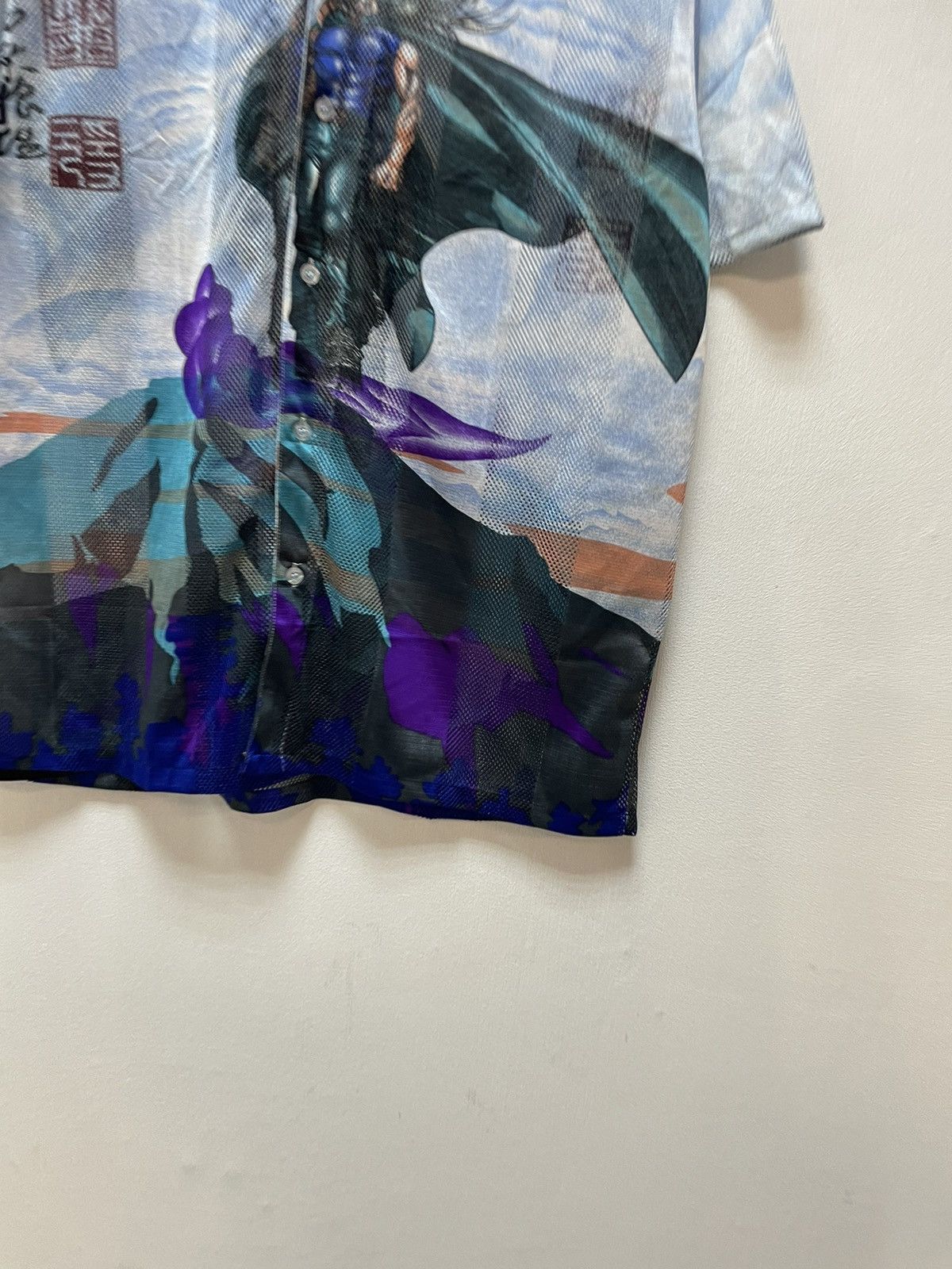 Designer × Japanese Brand × Vintage Vintage Japanese Style Short Sleeve Mesh Shirt Streetwear Size US L / EU 52-54 / 3 - 3 Thumbnail