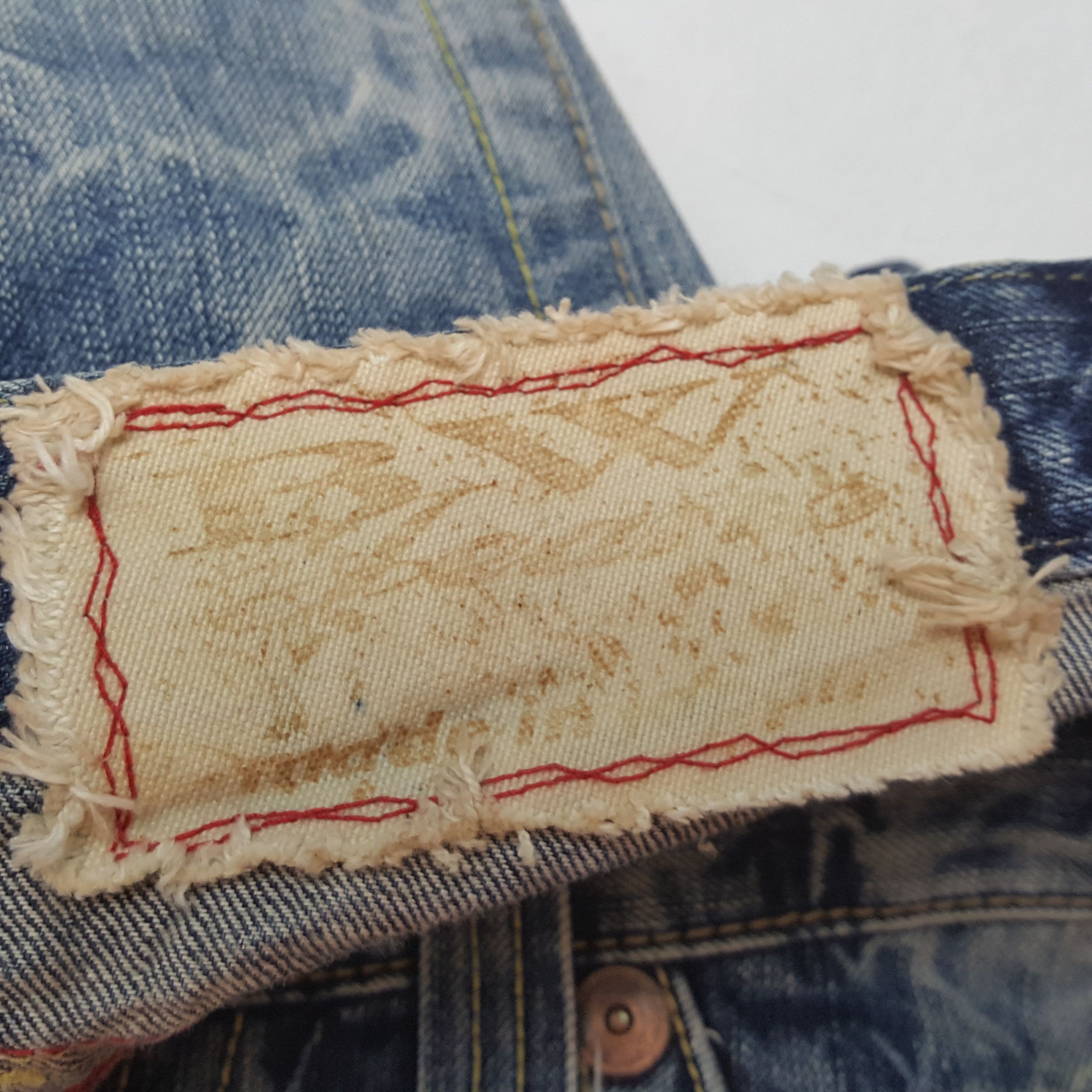 Japanese Brand Blue Way Streetwear Rock Punk Style Jeans Size US 36 / EU 52 - 14 Thumbnail
