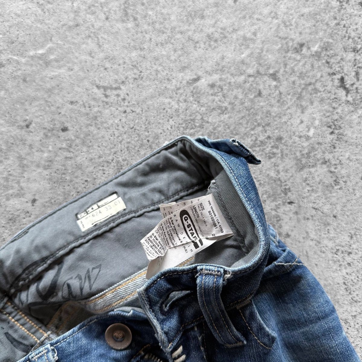 G-Star G-Star Raw Womens Decenter Tapered Blue Denim Jeans Regular Size 27" / US 4 / IT 40 - 5 Thumbnail