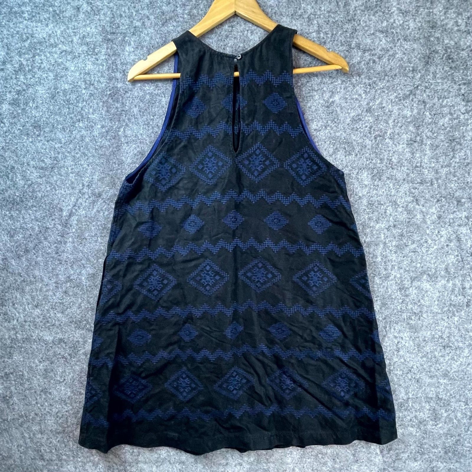 Aritzia Aritzia Wilfred Trompette Dress L Black Blue Summery Swing Size L / US 10 / IT 46 - 2 Thumbnail