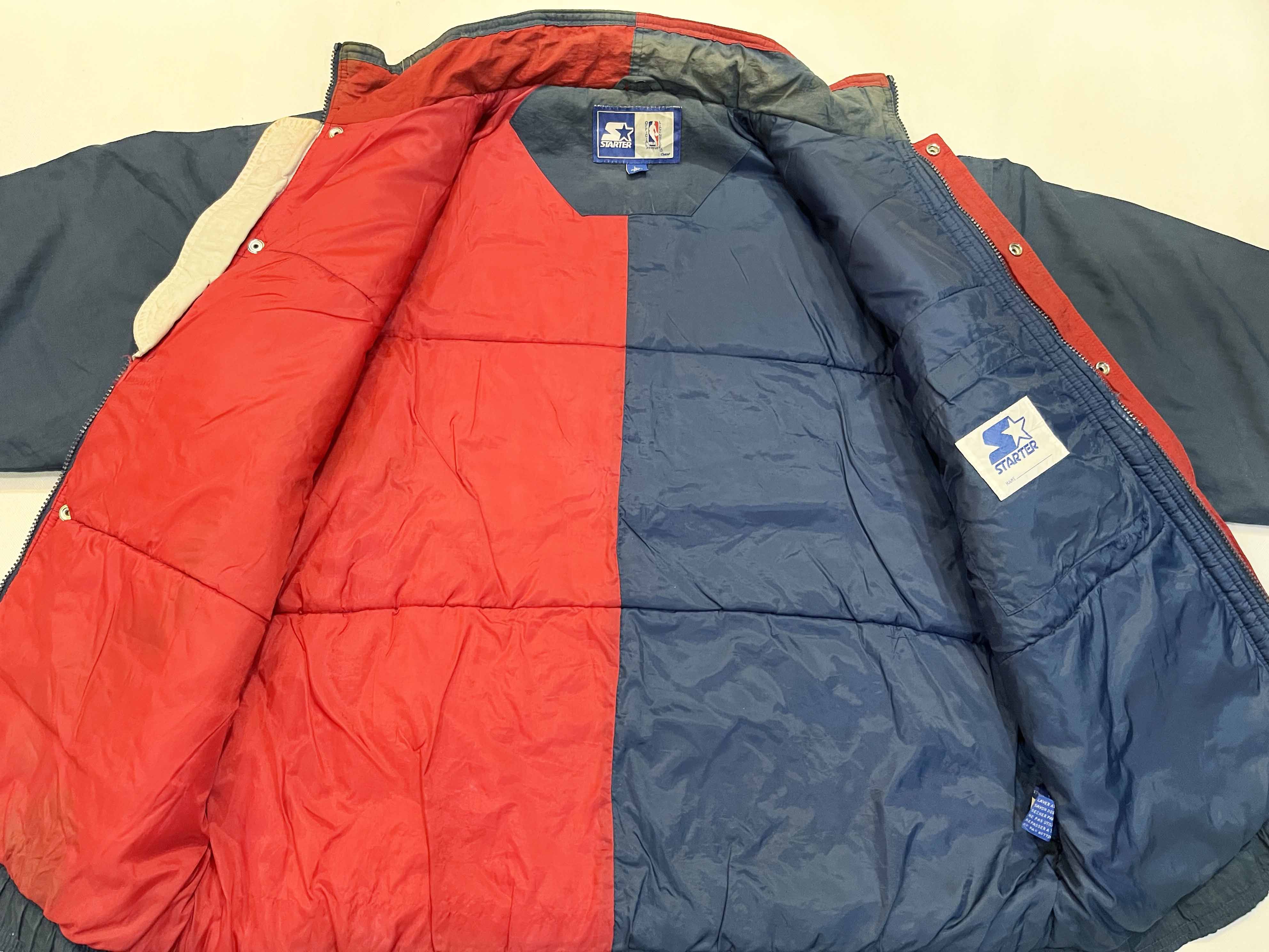 NBA × Starter × Vintage Vintage Starter NBA Houston Rockets Full Zip Puffer Jacket Size US L / EU 52-54 / 3 - 8 Thumbnail